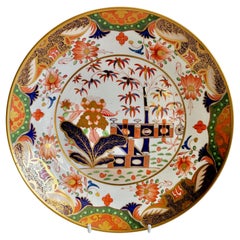 Spode Saucer Dish Plate, Imari Tobacco Leaf Patt. 967, ca 1815