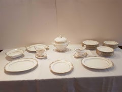 Spode "Sheffield" 57 Piece Dinner Service in English Hand-Worked Bone China