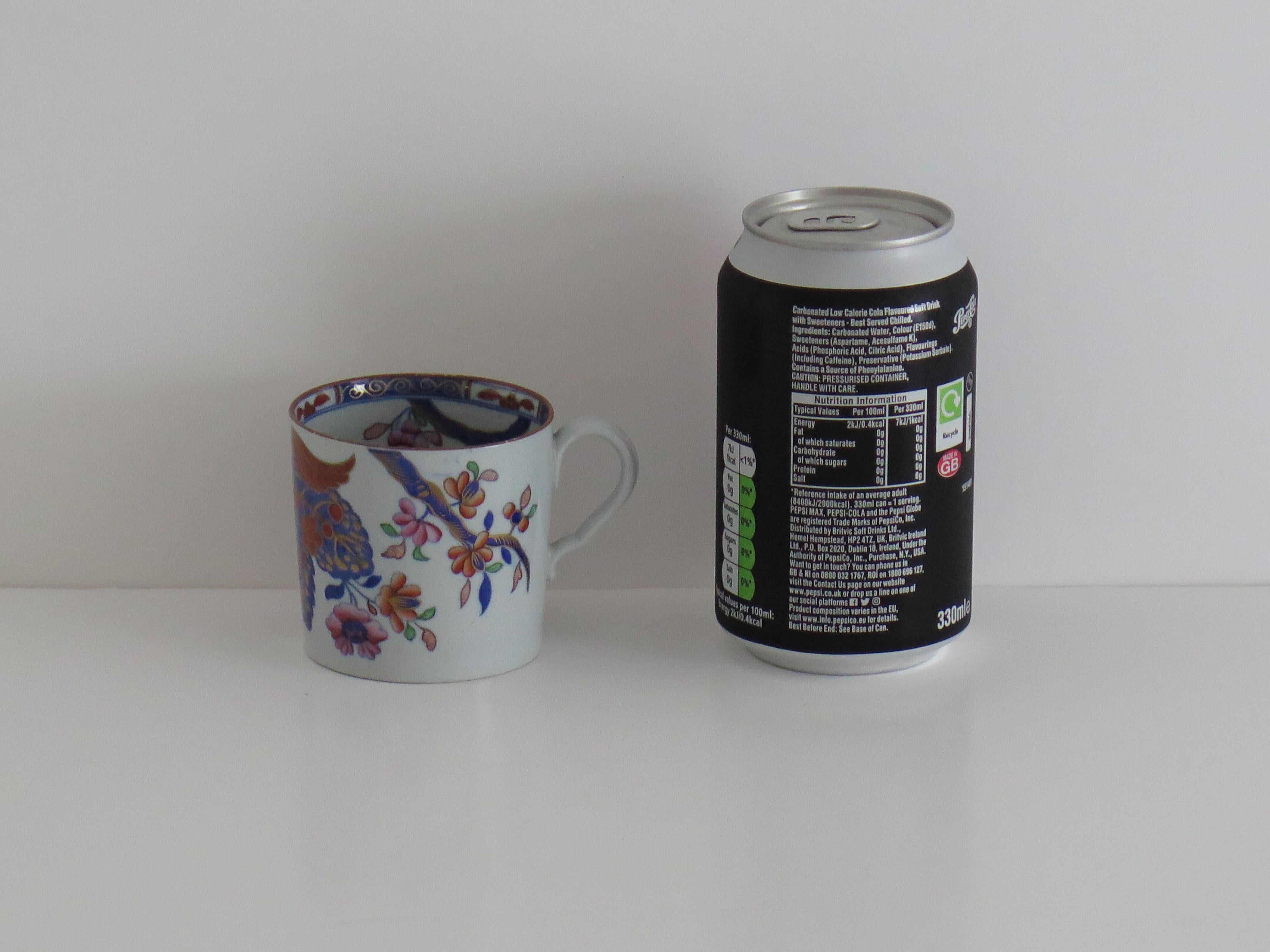 Dúo de cafetera y platito Spode de porcelana china con motivo de hoja de tabaco 2061, ca. 1820 en venta 11