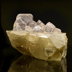 Spodumene with Smoky Quartz