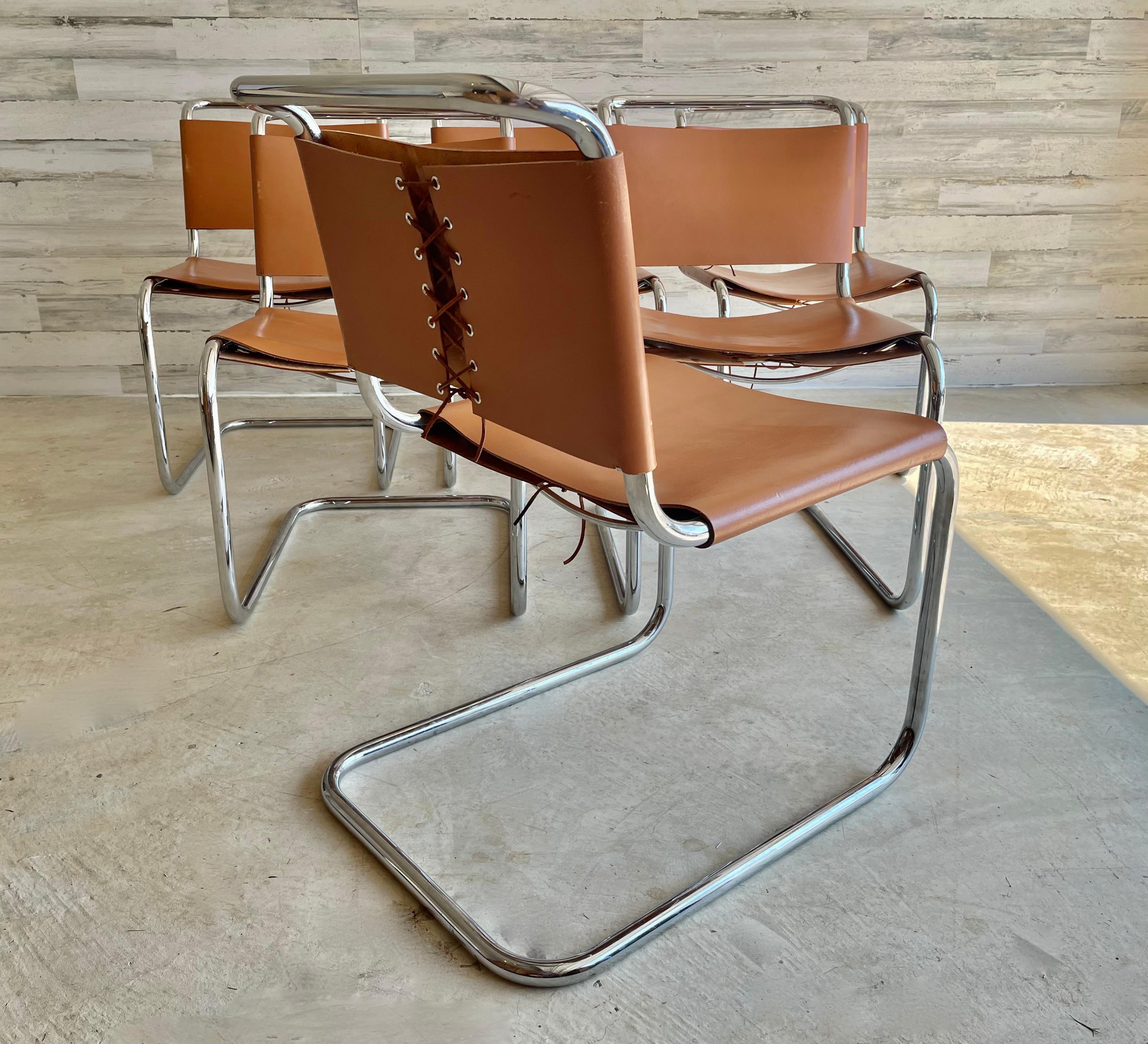 Spoleto Dining Chairs Attributed to Knoll 5