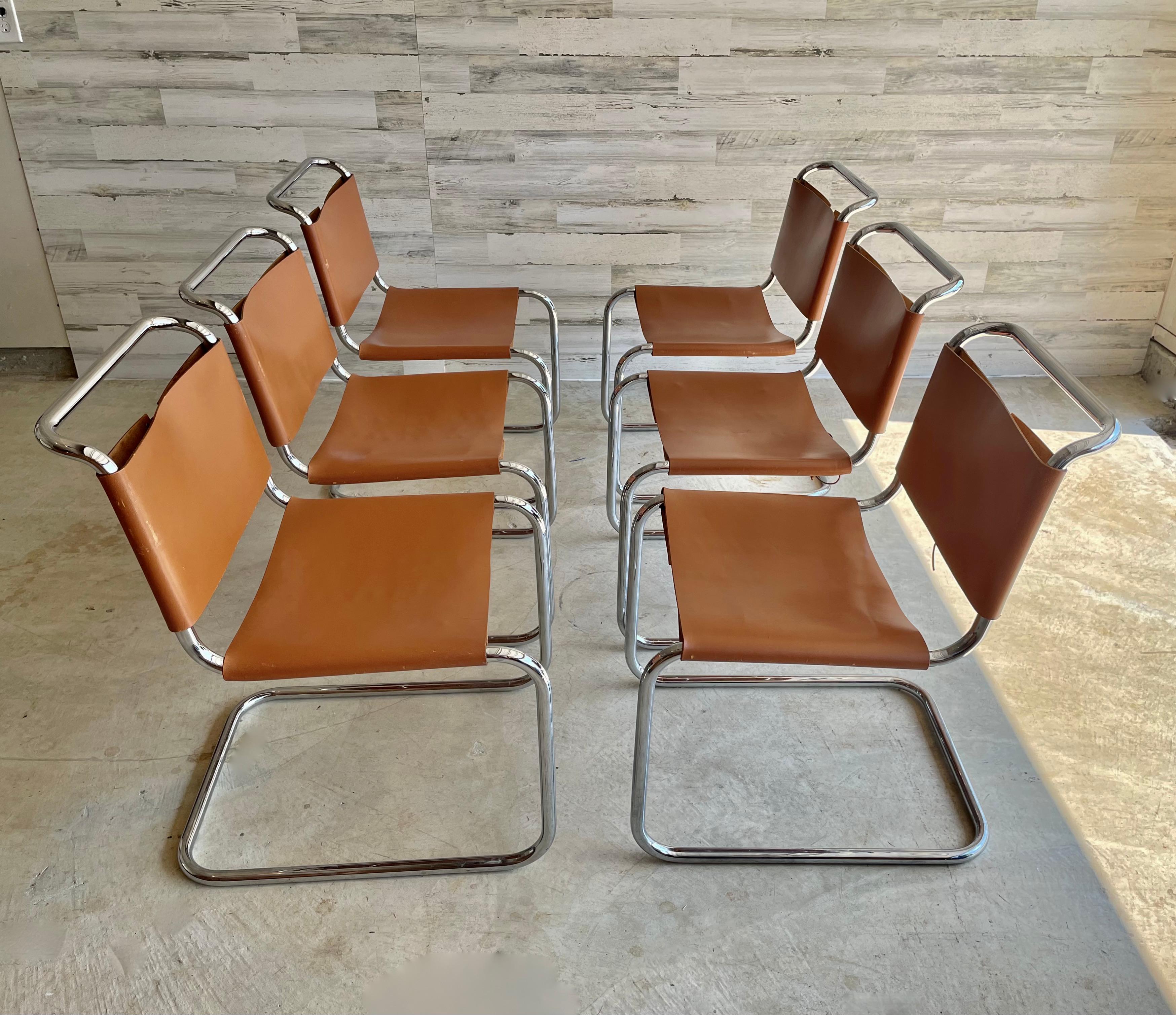 Spoleto Dining Chairs Attributed to Knoll 7