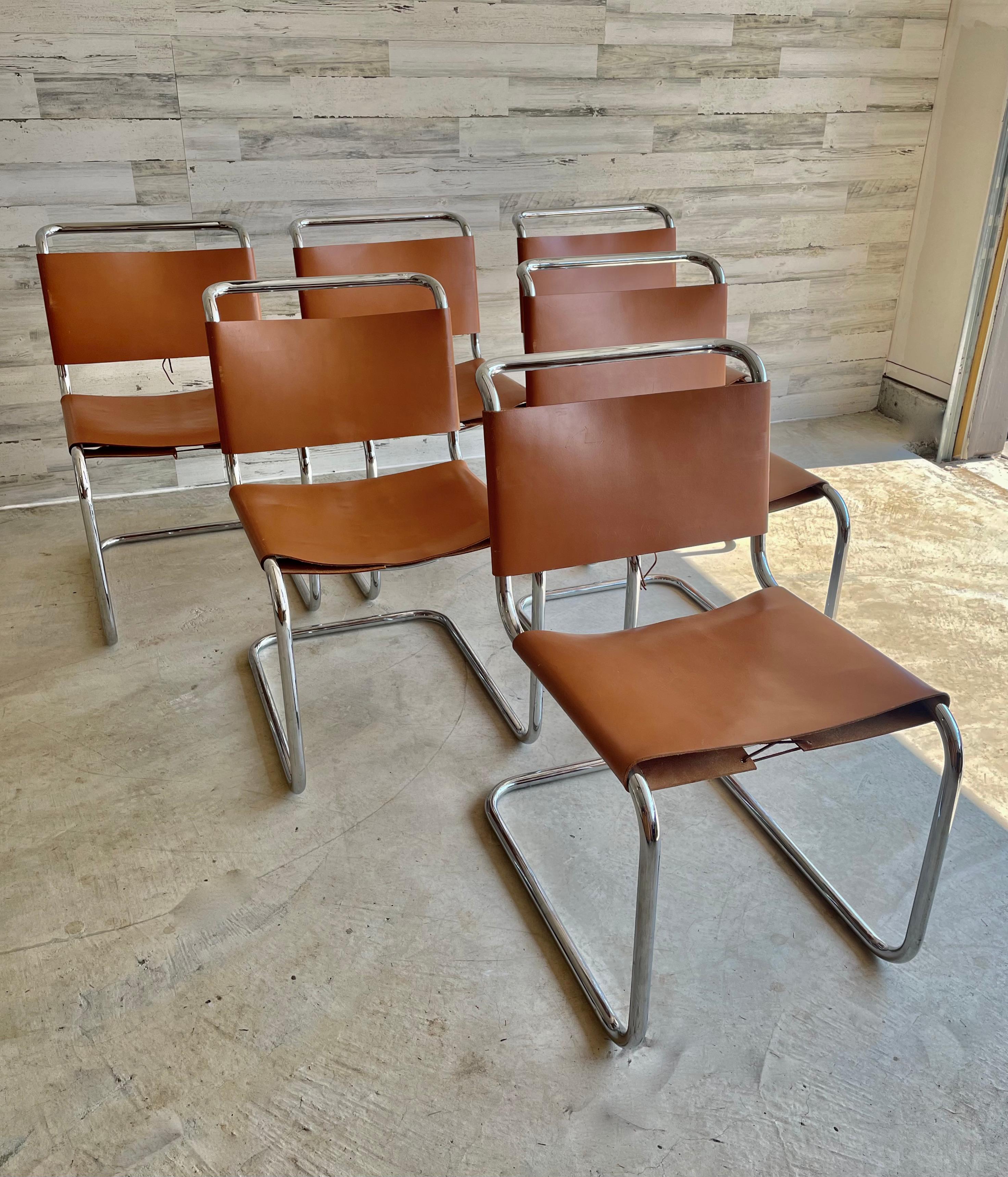 Spoleto Dining Chairs Attributed to Knoll 9