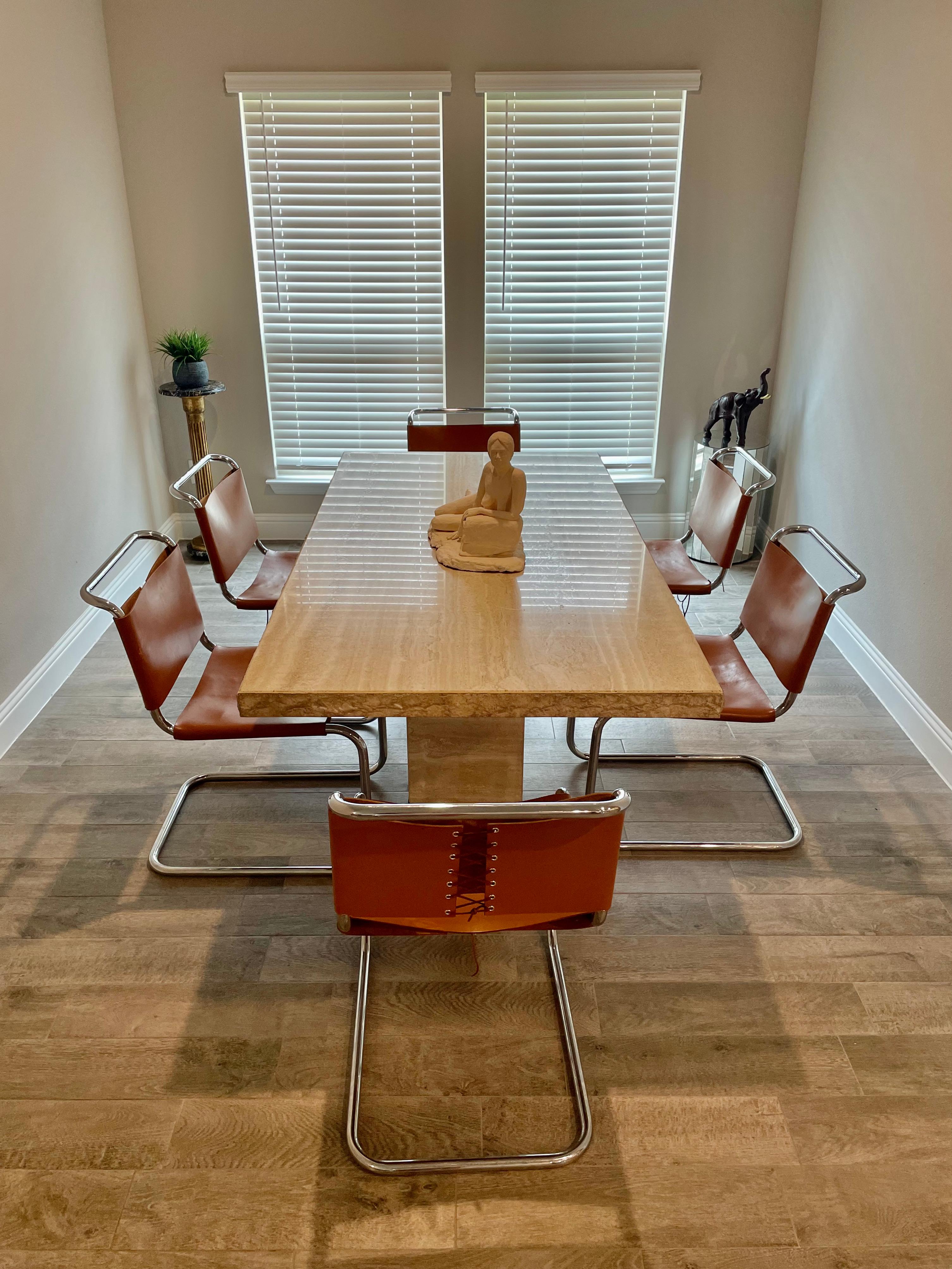 Spoleto Dining Chairs Attributed to Knoll 10