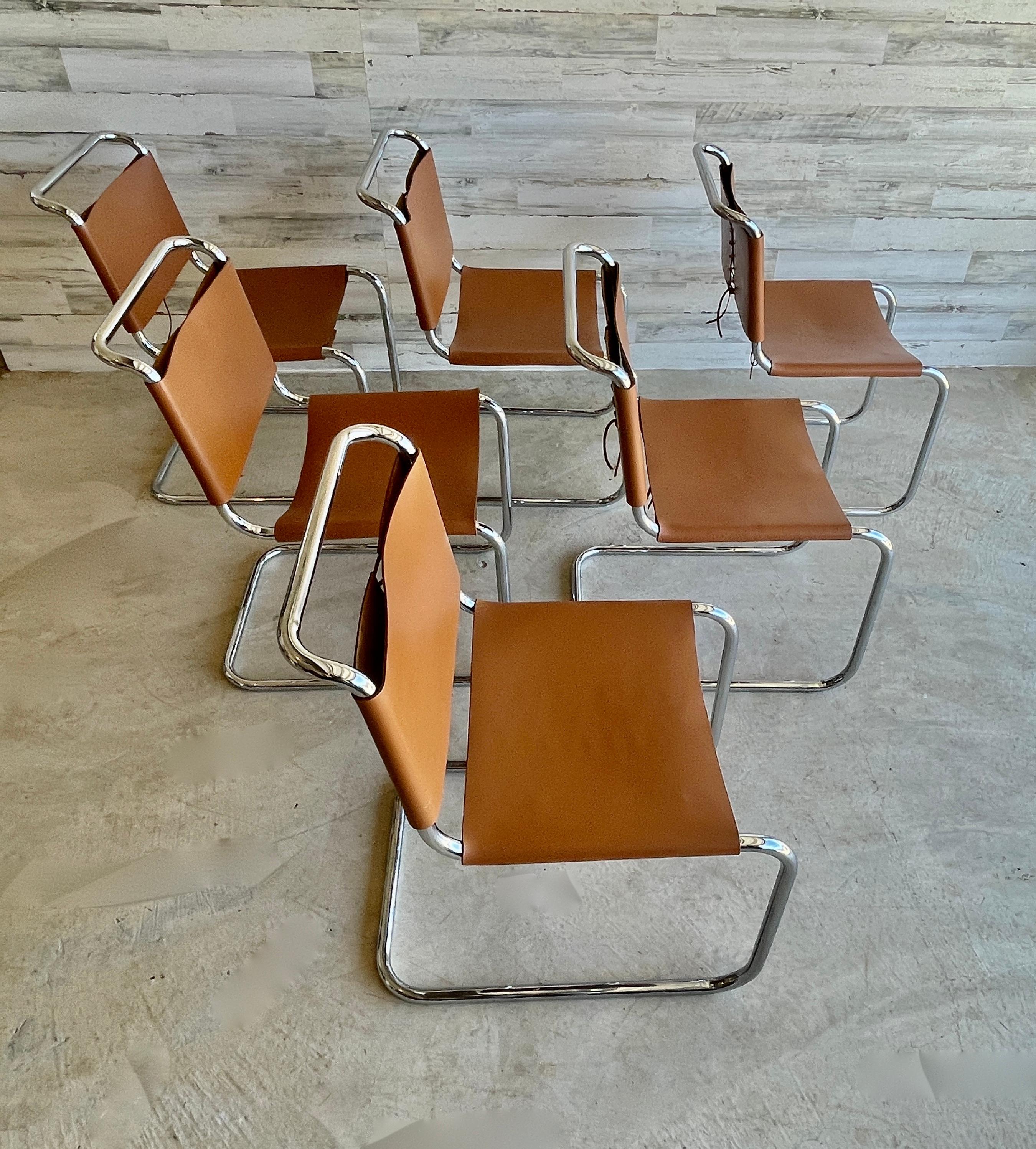 Mid-Century Modern Spoleto Dining Chairs Attributed to Knoll