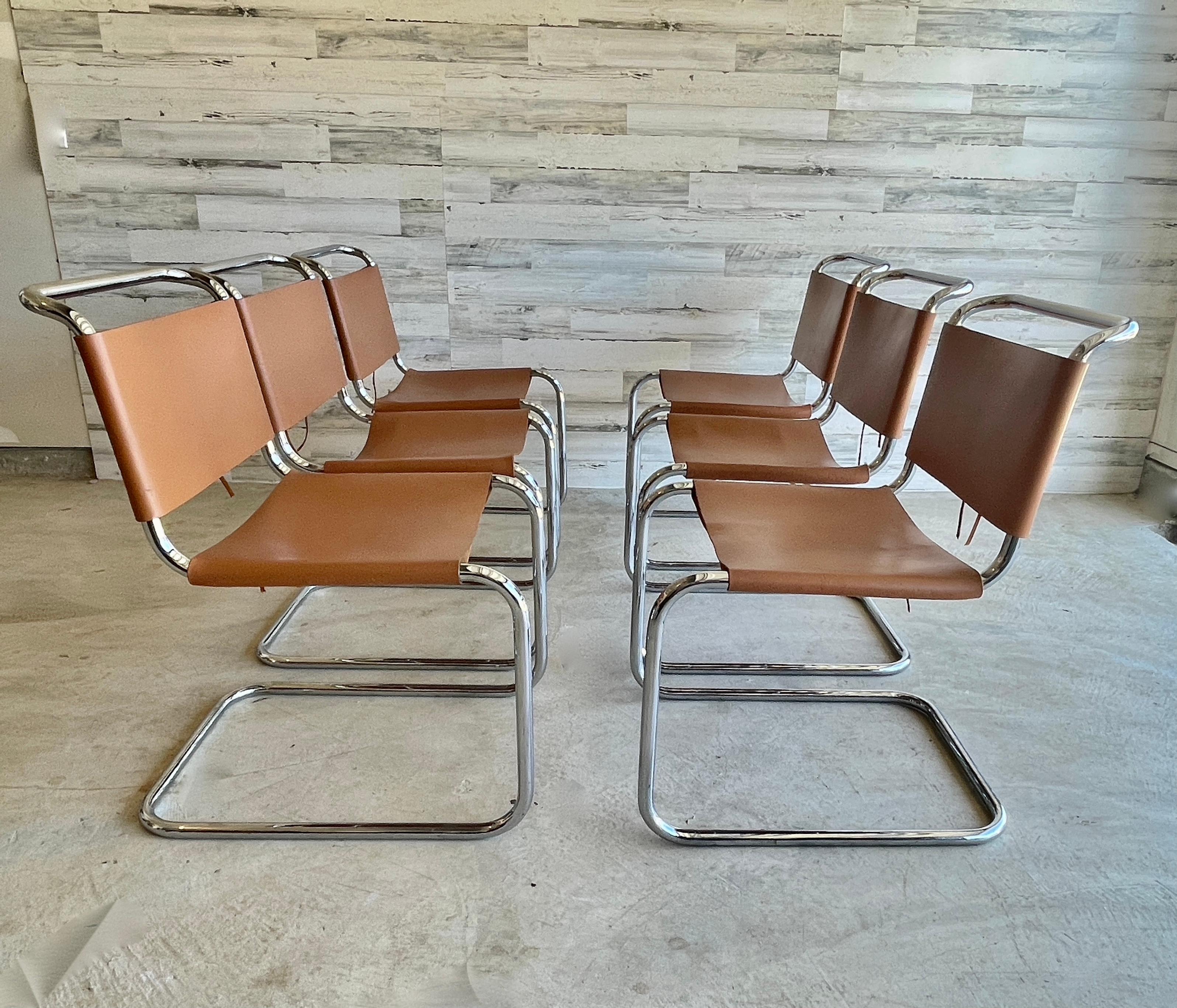 Spoleto Dining Chairs Attributed to Knoll 3