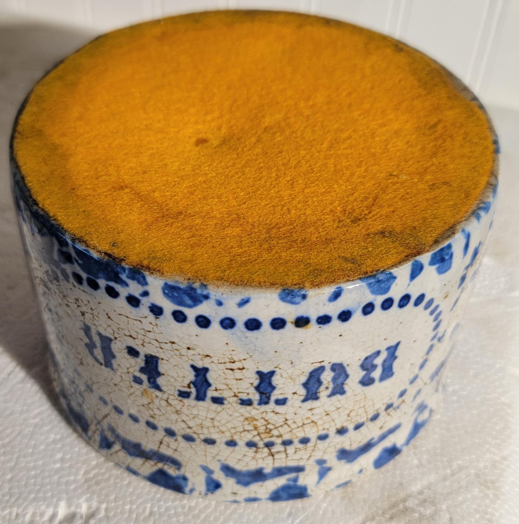 XIX secolo Vassoio per burro in spugna del 19° secolo Hand Made in vendita
