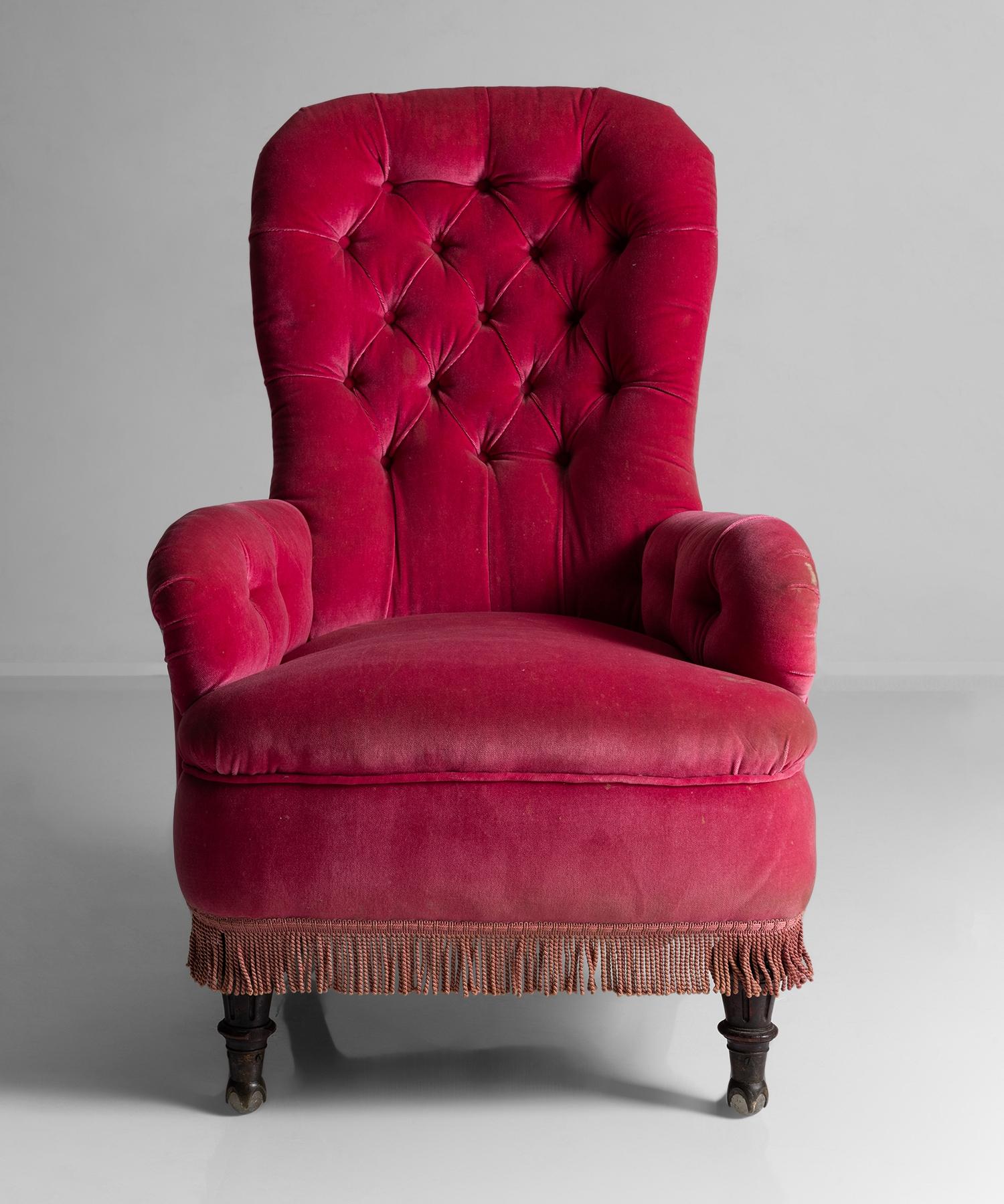 19th Century Spoon Back Armchair