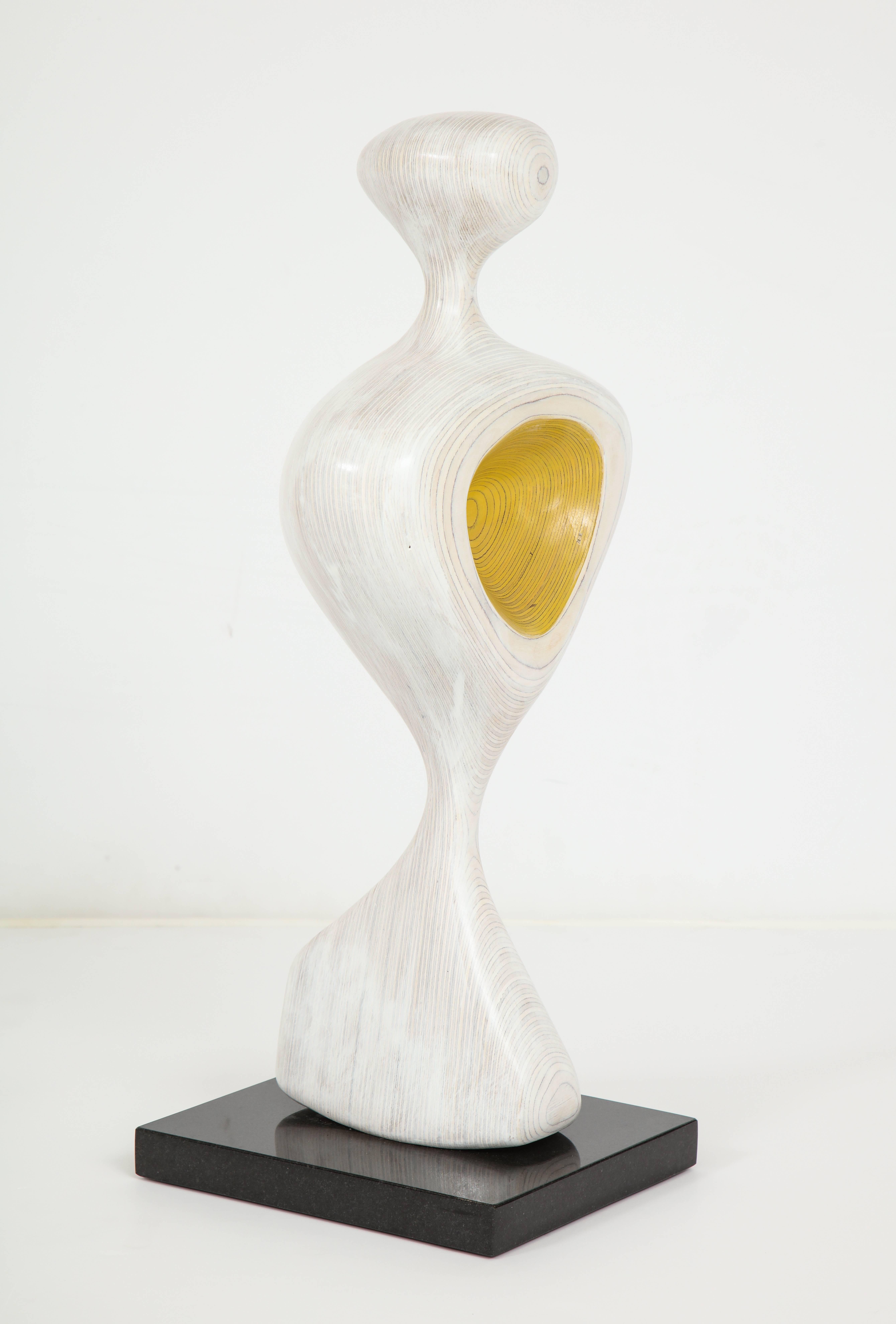 'Spoon' Birchwood Sculpture In Excellent Condition In New York, NY
