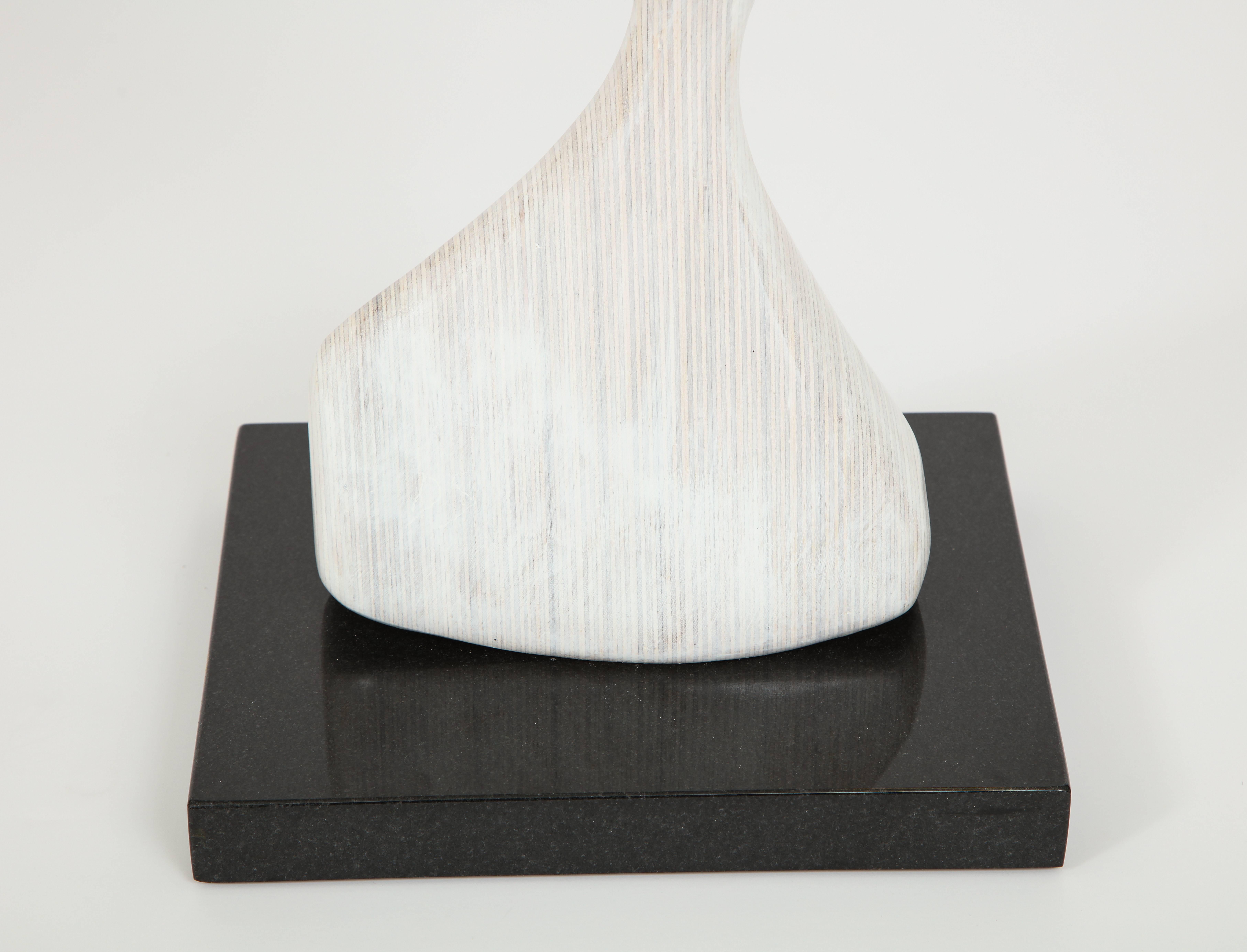 Contemporary 'Spoon' Birchwood Sculpture