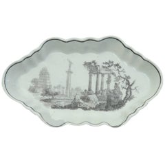 Spoon Tray, Hancock's Ruins, Worcester, circa 1765