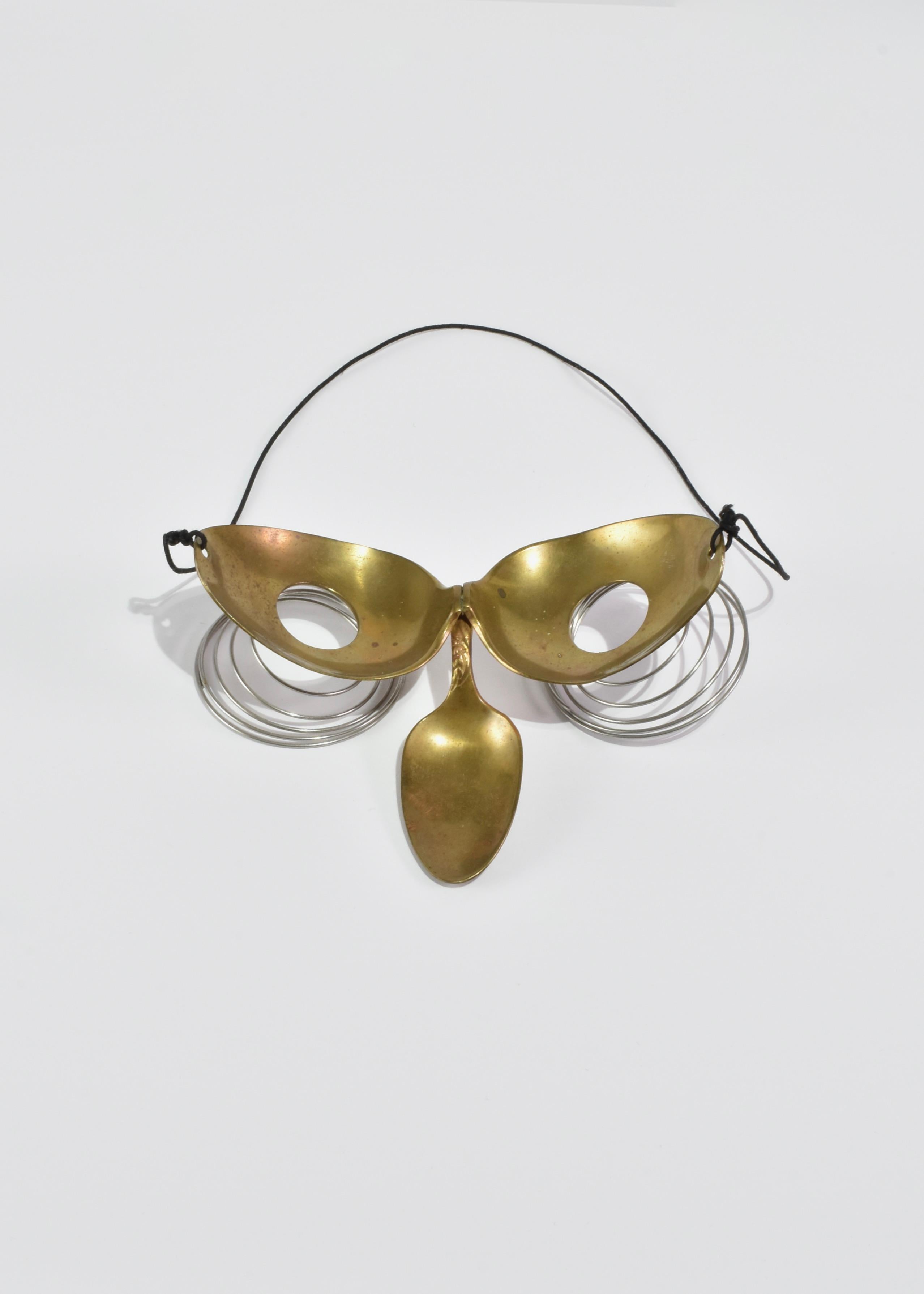 Hand-Crafted Spoonman Mask For Sale