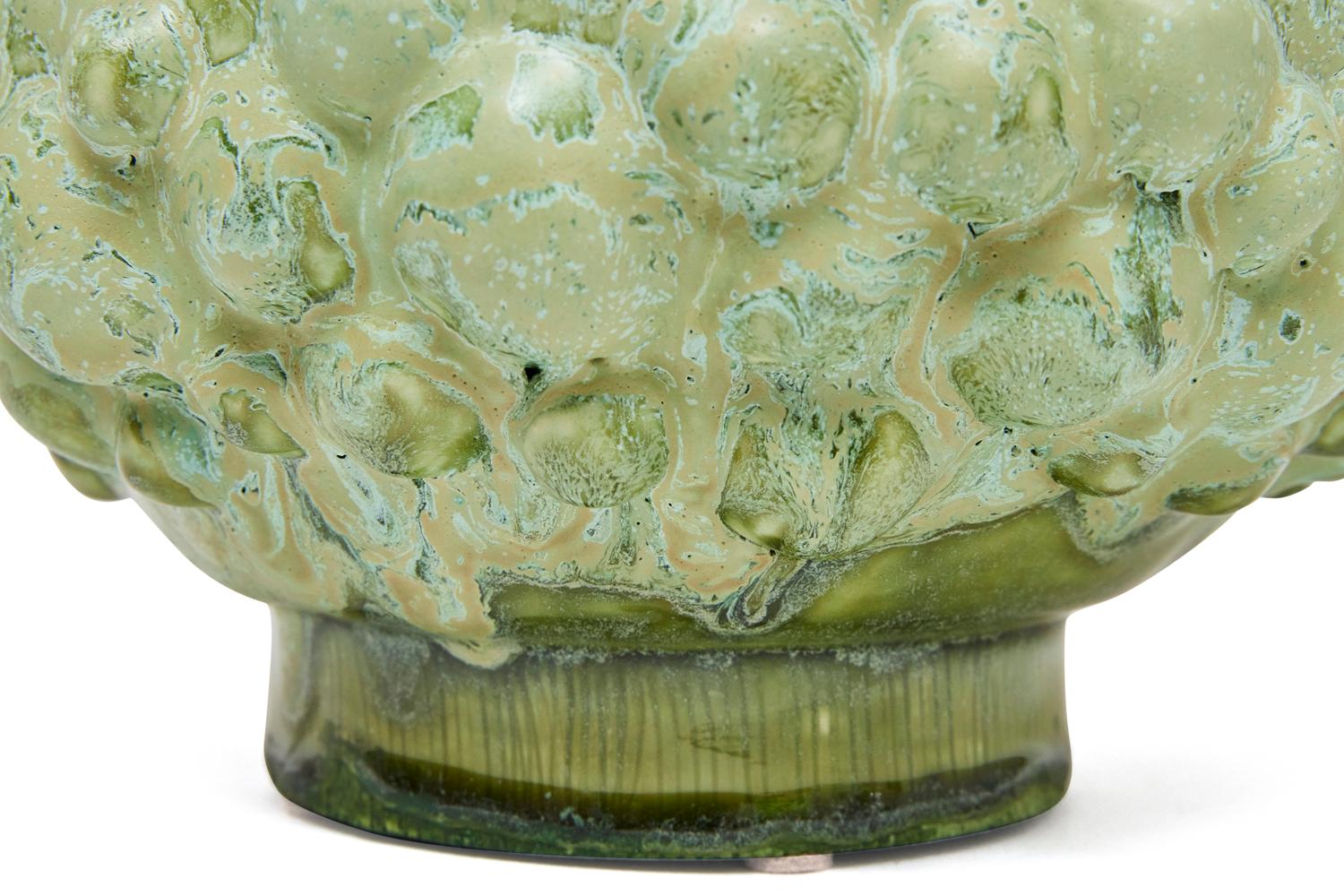 Contemporary Spora Bowl in Glazed Ceramic by Trish DeMasi