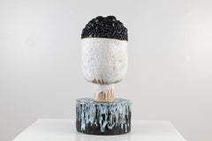 Sculpture Spora en céramique émaillée de Trish DeMasi