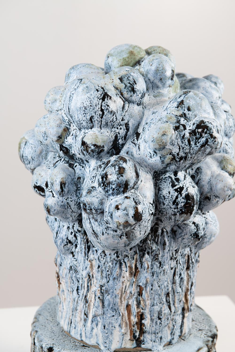 Smaltato Scultura Spora in ceramica smaltata di Trish DeMasi in vendita