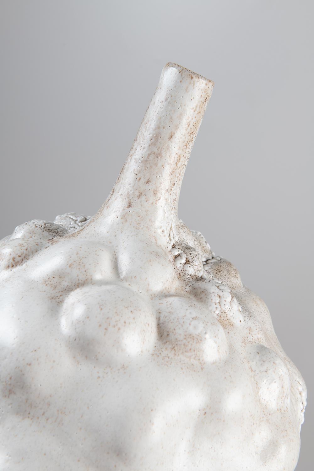 Spora Vessel in Glazed Stoneware by Trish DeMasi For Sale 1