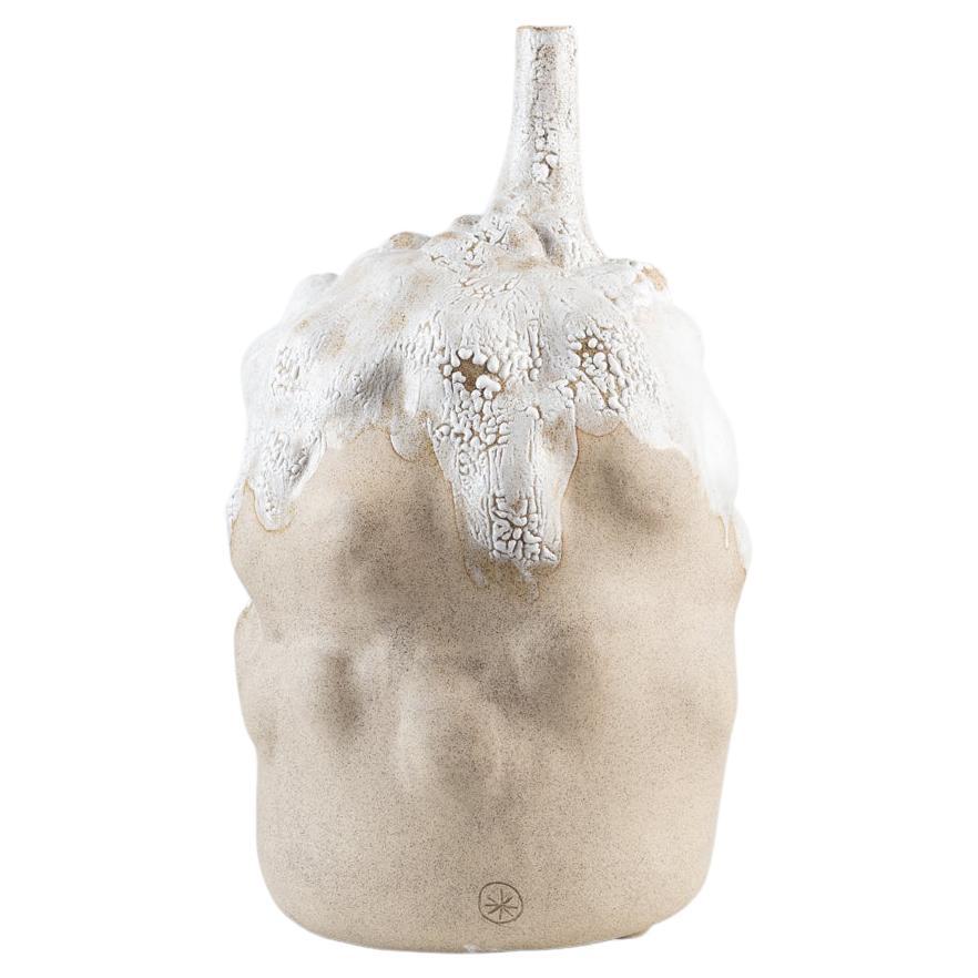 Spora Vessel in Glazed Stoneware by Trish DeMasi For Sale