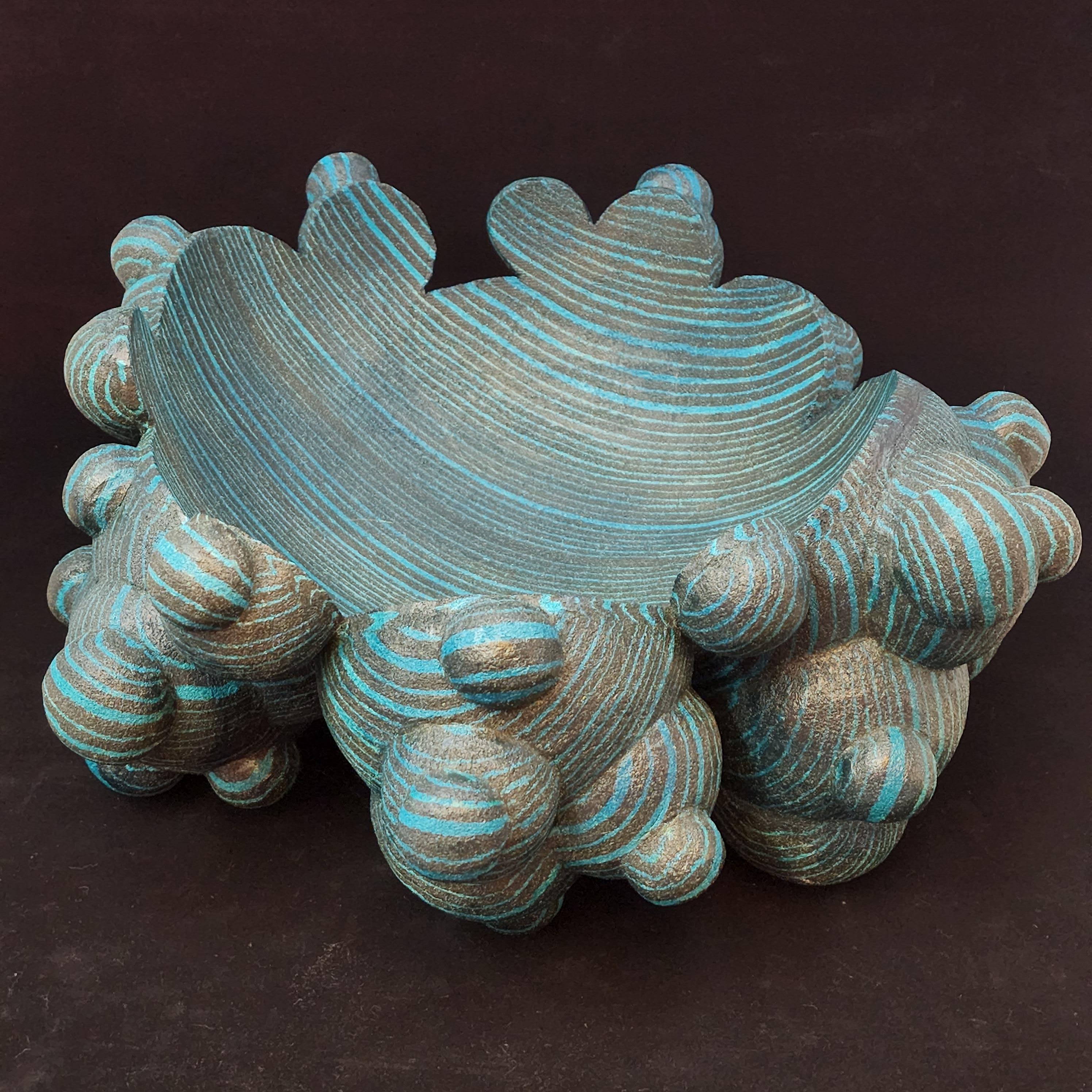 Contemporary Spore Bowl by Lewis Trimble For Sale