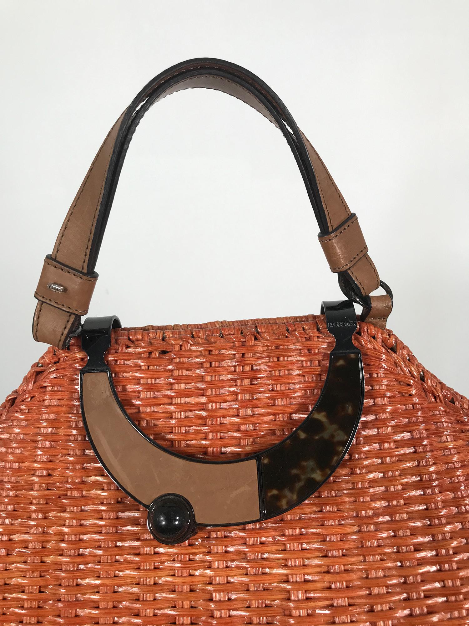 bolso bandolera mimbre