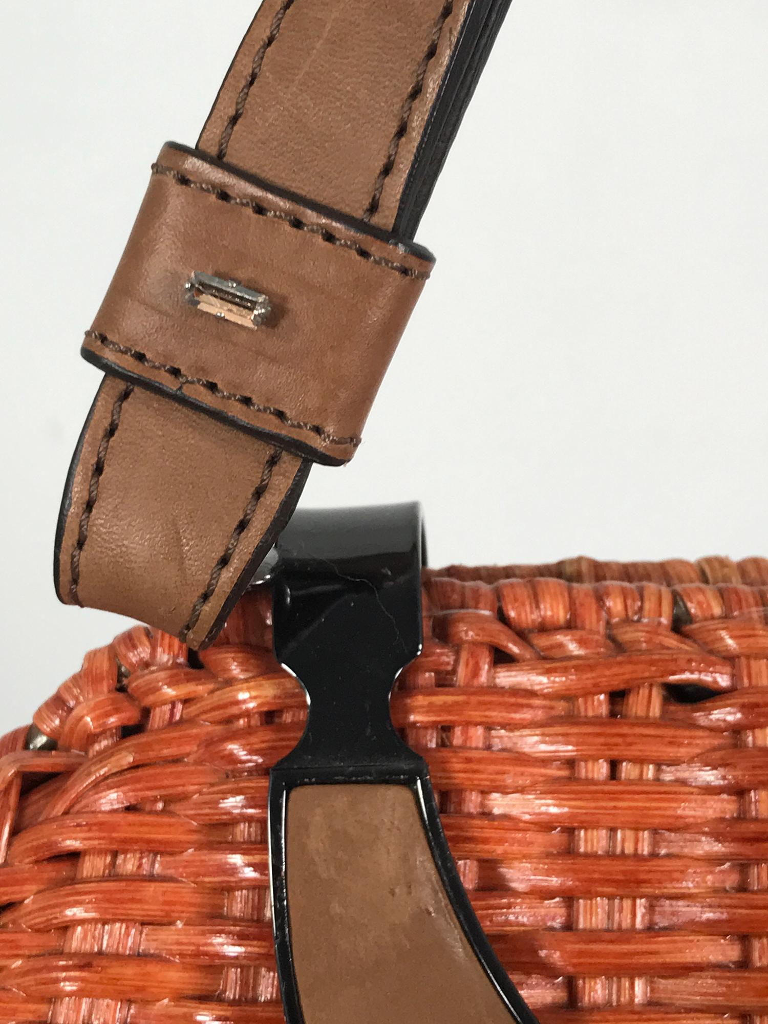 bolso mimbre bandolera