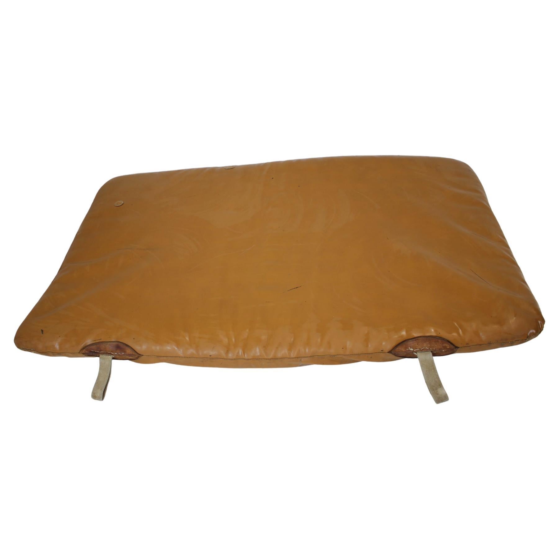 Sport Mid-Century Letaher Gymnastic Mat, Around 1970s For Sale