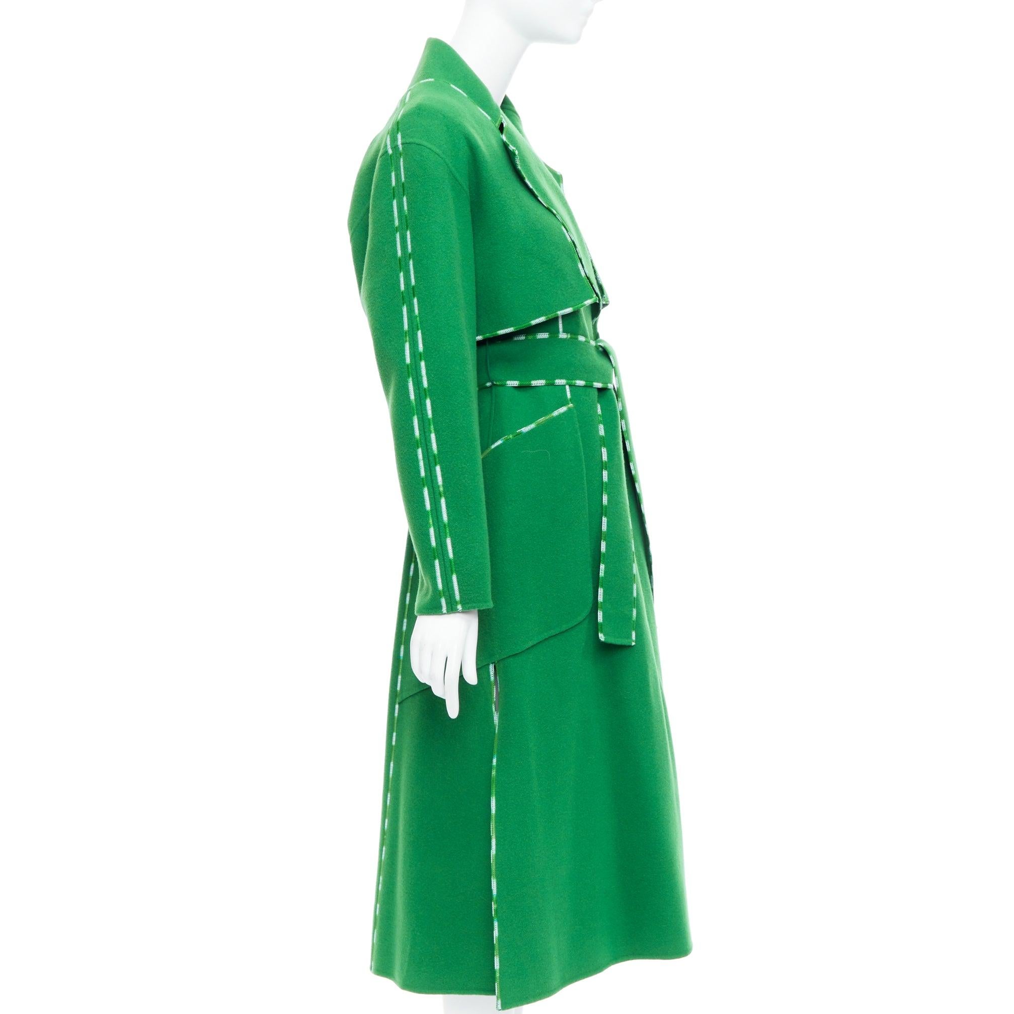 Women's SPORTMAX Anniversary Collection handmade virgin wool cashmere coat IT34 XXS For Sale