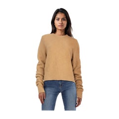 Sportmax Beige Wool Distressed Jumper Size M