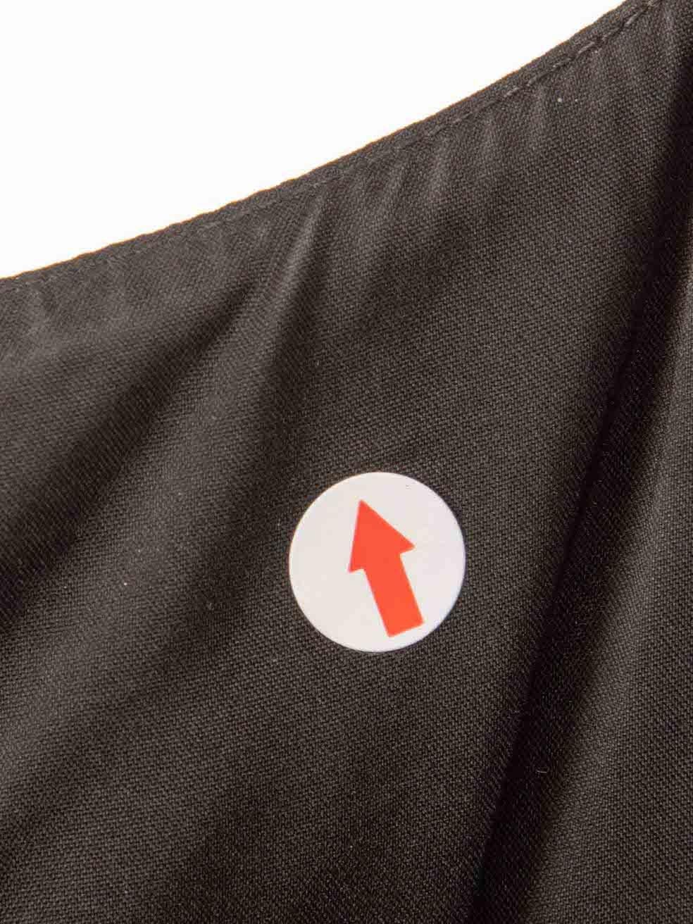 Sportmax - Robe noire péplum longueur genou, taille L Excellent état - En vente à London, GB