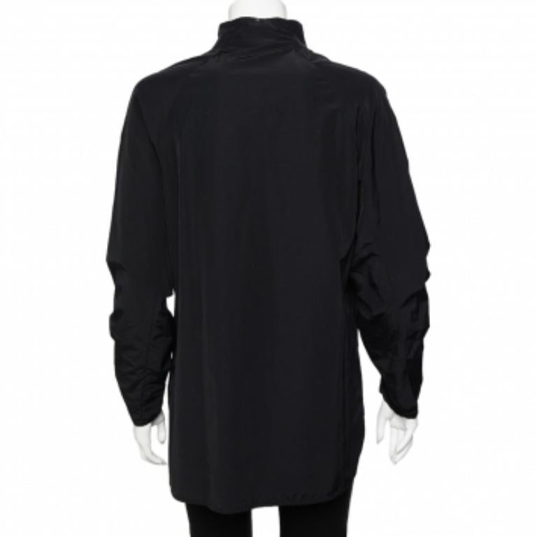 Sportmax Negro Sintético Contraste Túnica Acanalada Con Cremallera S en venta 2