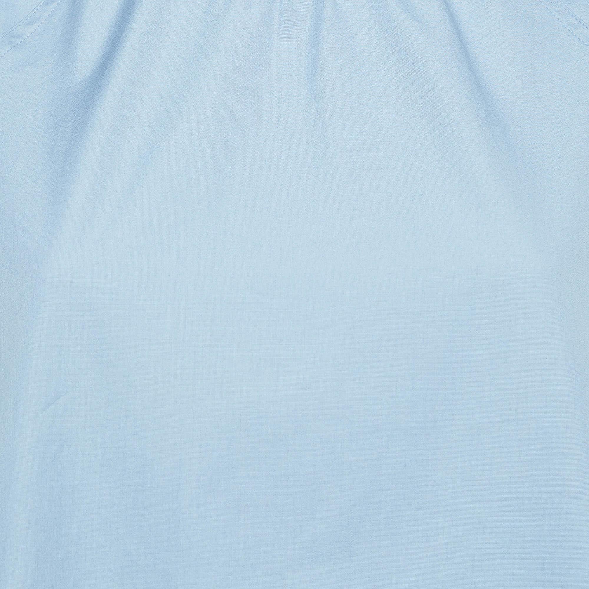 Sportmax Top a maniche lunghe in popeline a righe laterali blu L.L.A. In condizioni buone in vendita a Dubai, Al Qouz 2