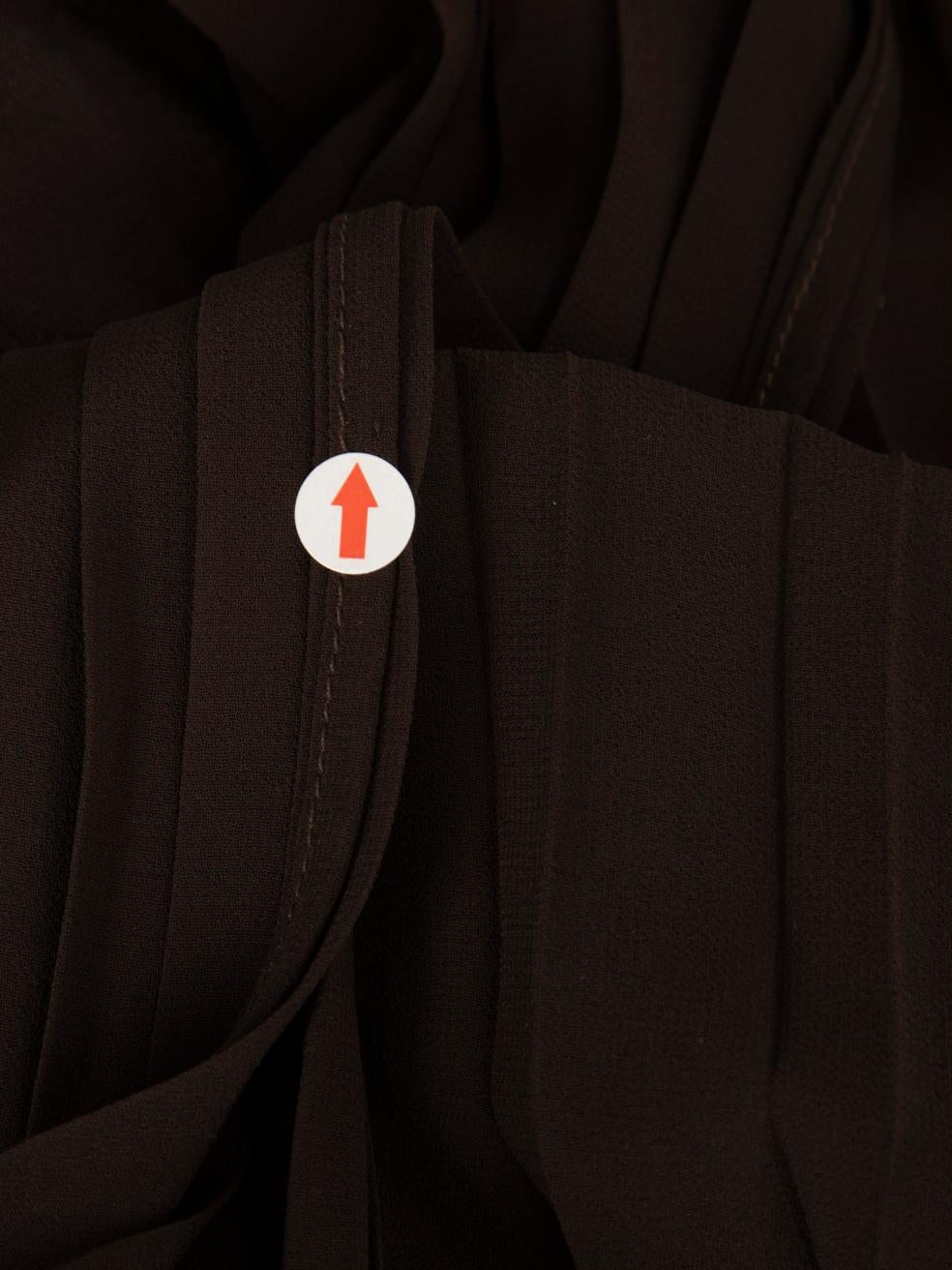 Sportmax Brauner Seidenbolero Größe M Damen