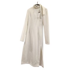 Italian Long white dress from Sportmax 024, new without any wear