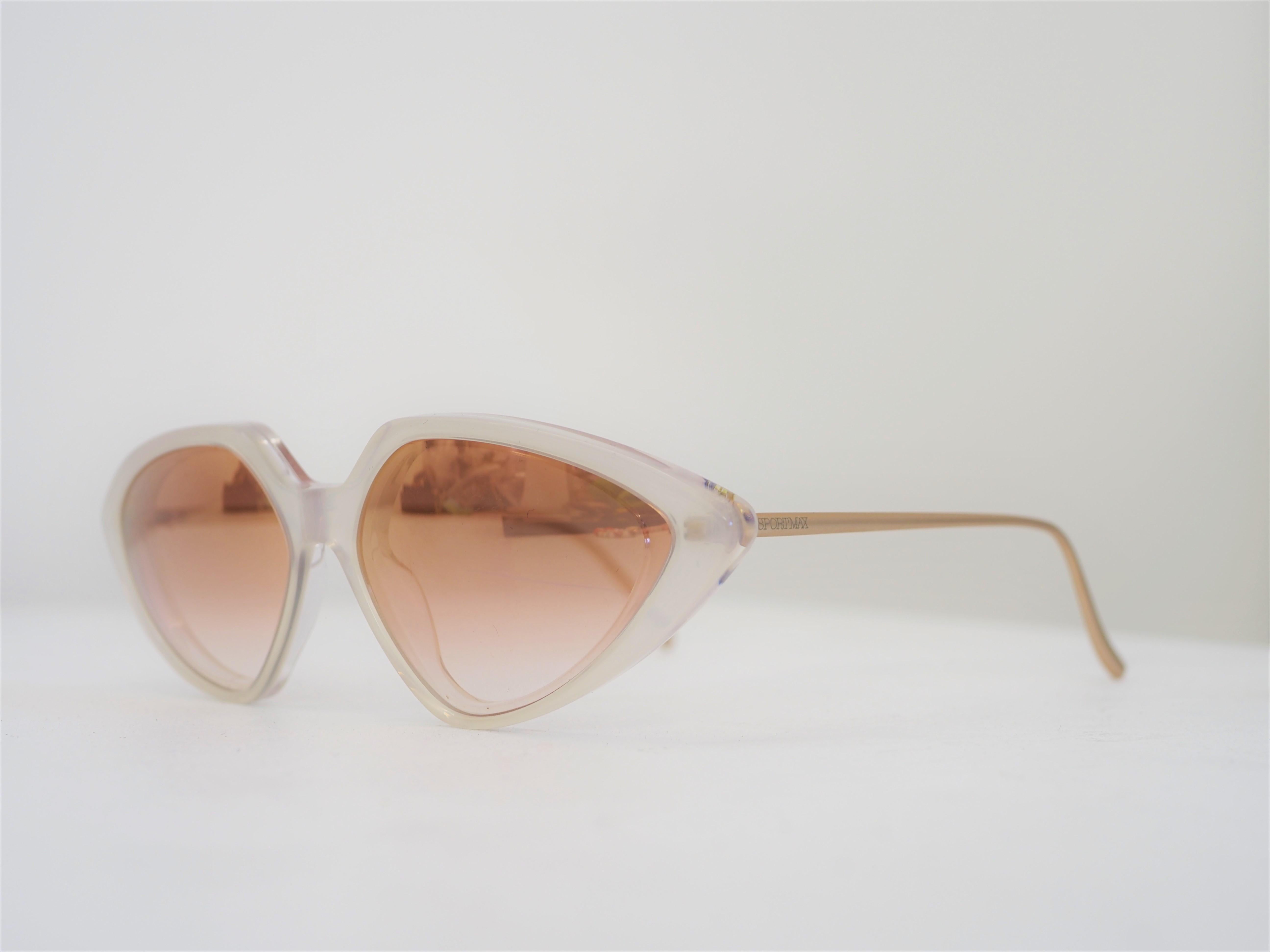Sportmax pink sunglasses In Excellent Condition For Sale In Capri, IT