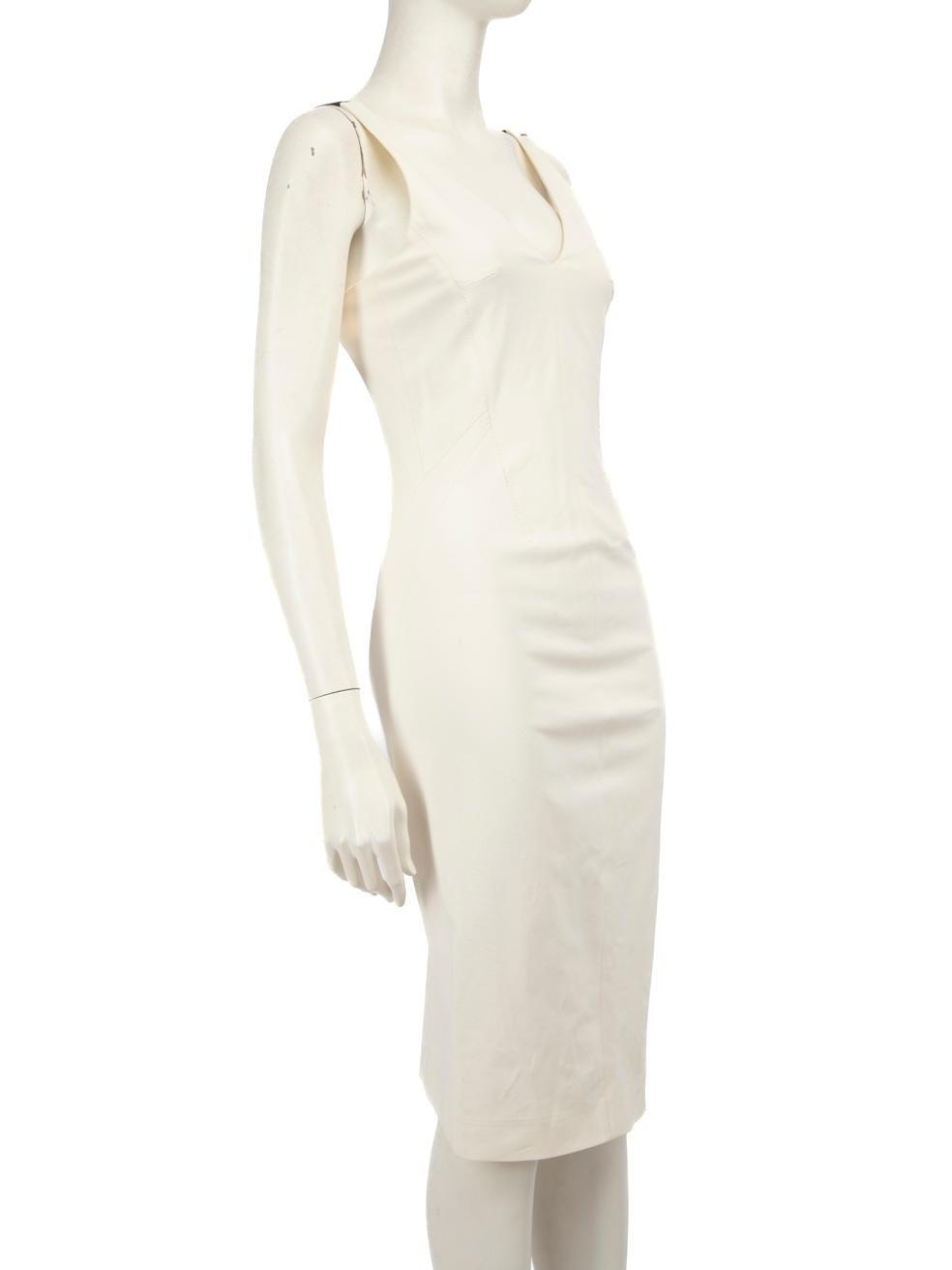 CONDITION is Good. Minor wear to dress is evident. Light signs of wear to the front, back and both sides with small discolourations, tarnishing on the zip pull and one embellishment missing on the right shoulder on this used Sportmax designer resale