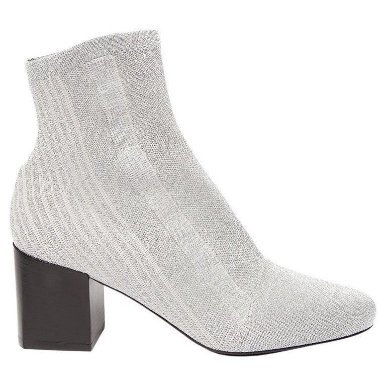 Sportmax Women's Glitter Ankle Sock Boots For Sale at 1stDibs