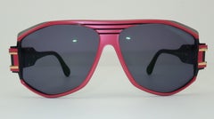 Sportliche Cazal Legenden Modell 163 Rot & Schwarze Sonnenbrille