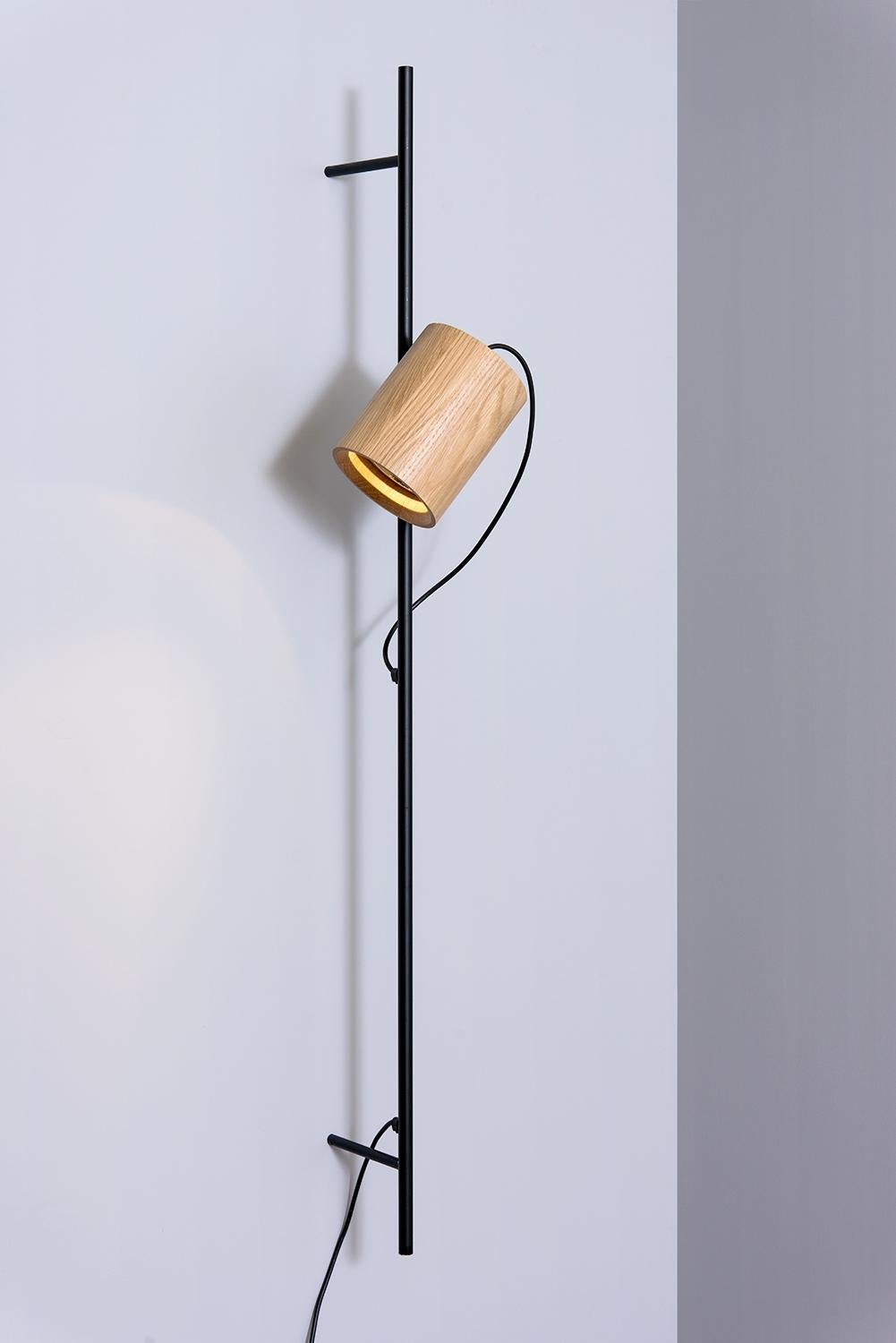 Spot on line wall lamp by ASAF Weinbroom Studio
Dimensions: 130 x 24.5 x 13 cm
Materials: Oak


15w Max Led / E27
Only LED light

All our lamps can be wired according to each country. If sold to the USA it will be wired for the USA for