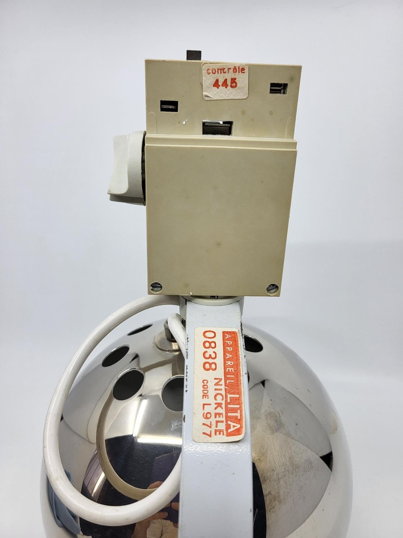 Late 20th Century Spot orientable Lita Eyeball par Nokia 1970 For Sale