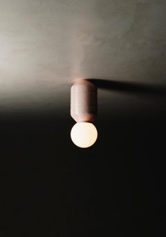 Spot Pendelleuchte Keramiksockel Rosa Modern Handgefertigt