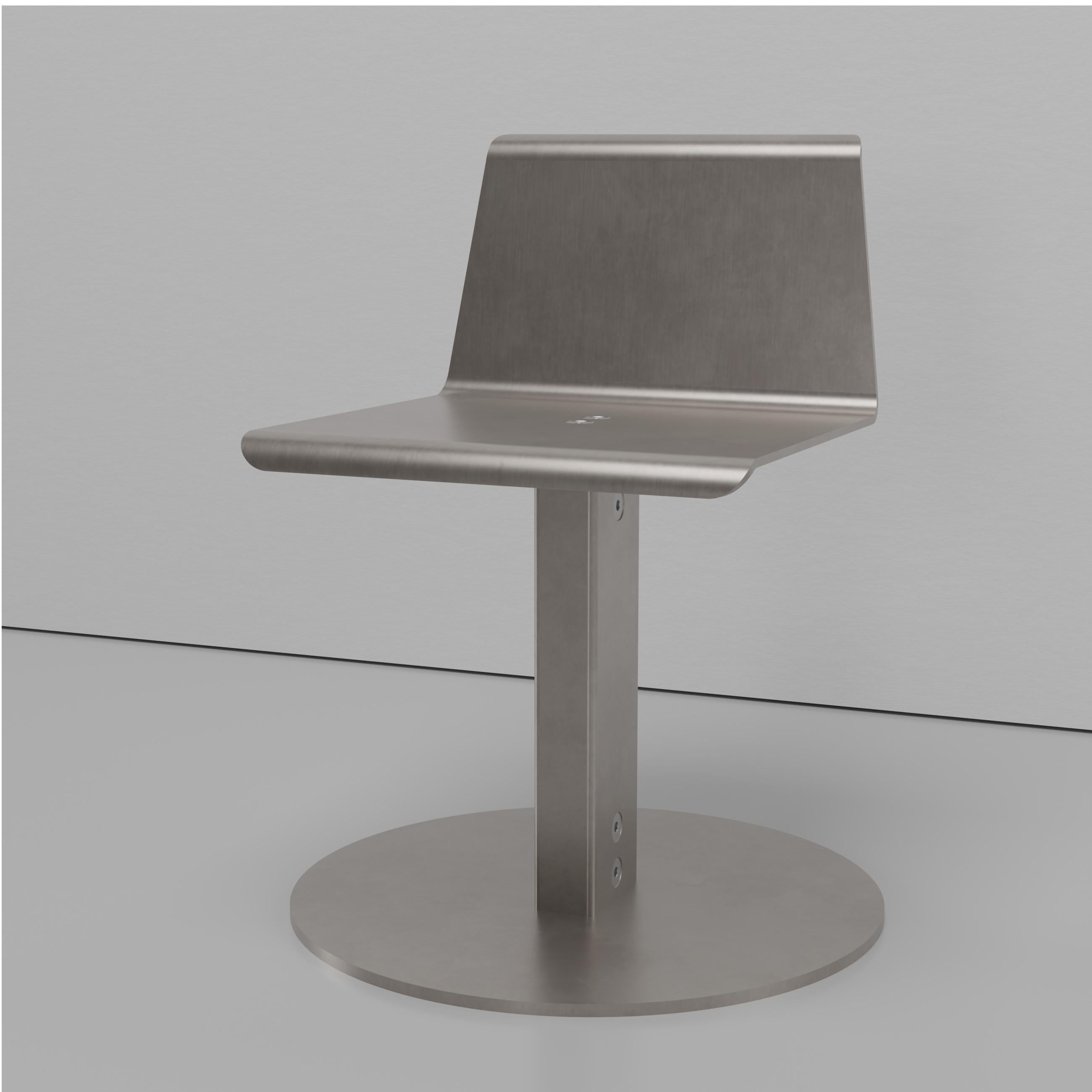 Americano Sedia Spot in alluminio fresato e cerato di Jonathan Nesci in vendita