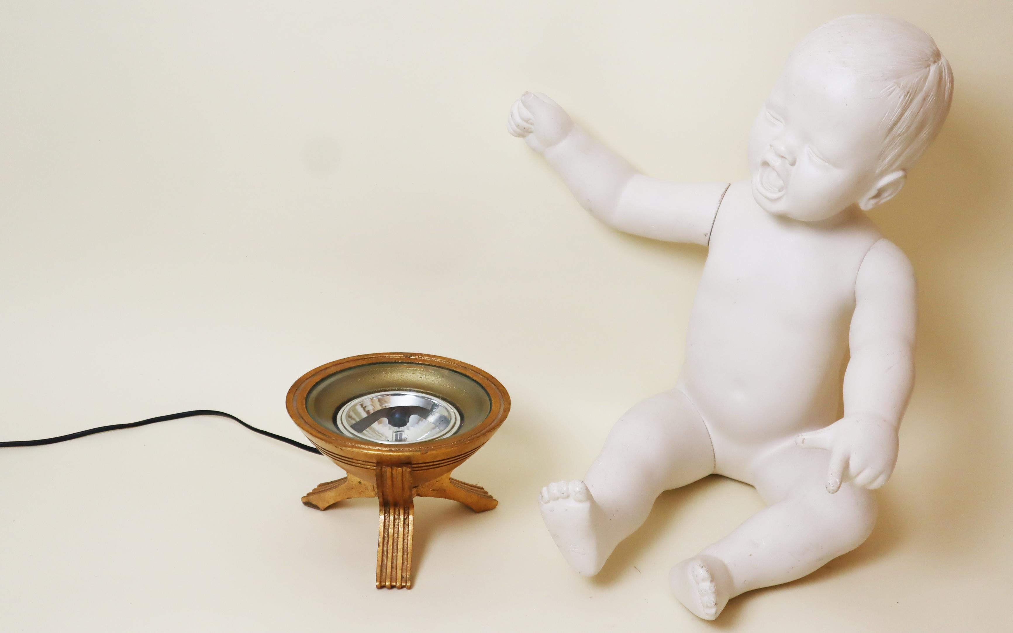 Spot Olympia Art Déco Or Par Bernd Beisse, Allemagne années 1990 Bon état - En vente à Hannover, DE