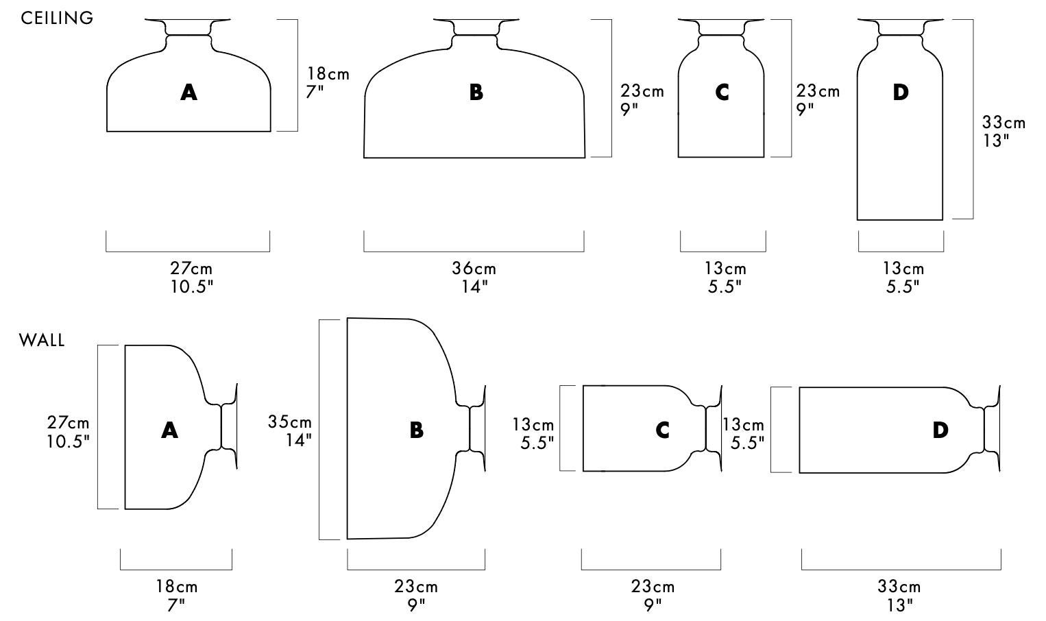 Canadian Spotlight Volumes, Ceiling / Wall Lamp A 'black' For Sale