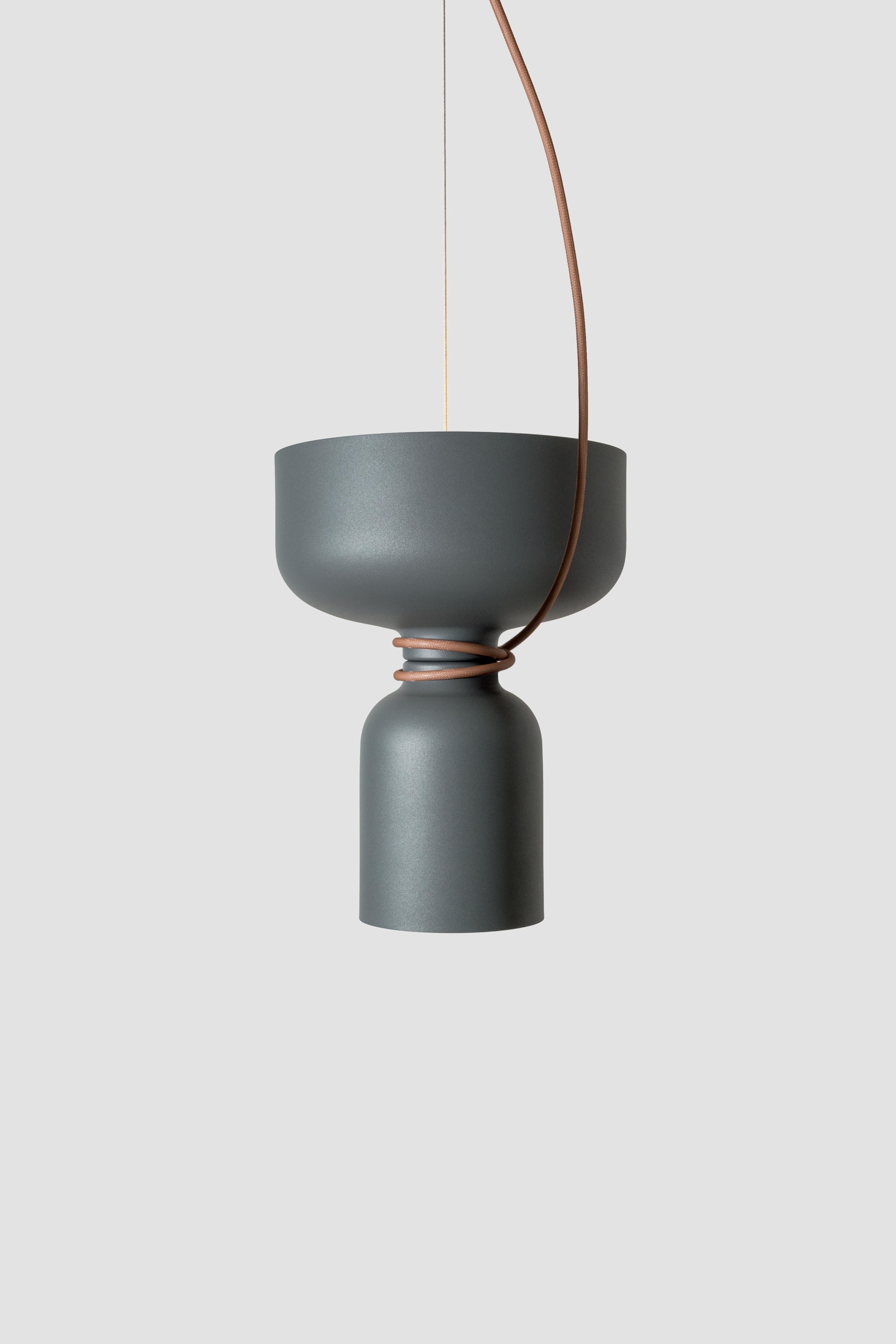 Organic Modern Spotlight Volumes, Pendant CA 'sage' For Sale