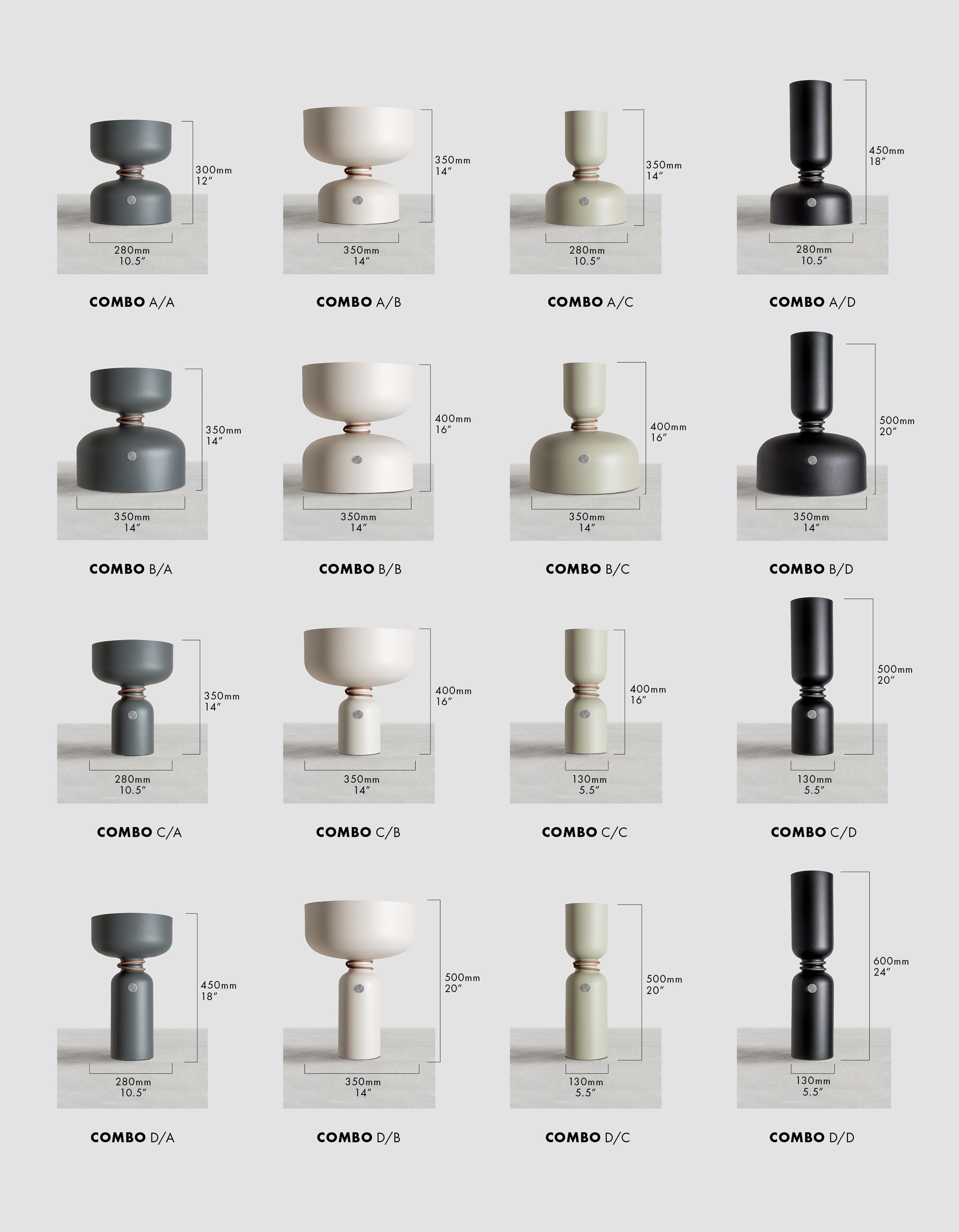 XXIe siècle et contemporain Volumes de lampe de bureau, CC, « Sage » en vente
