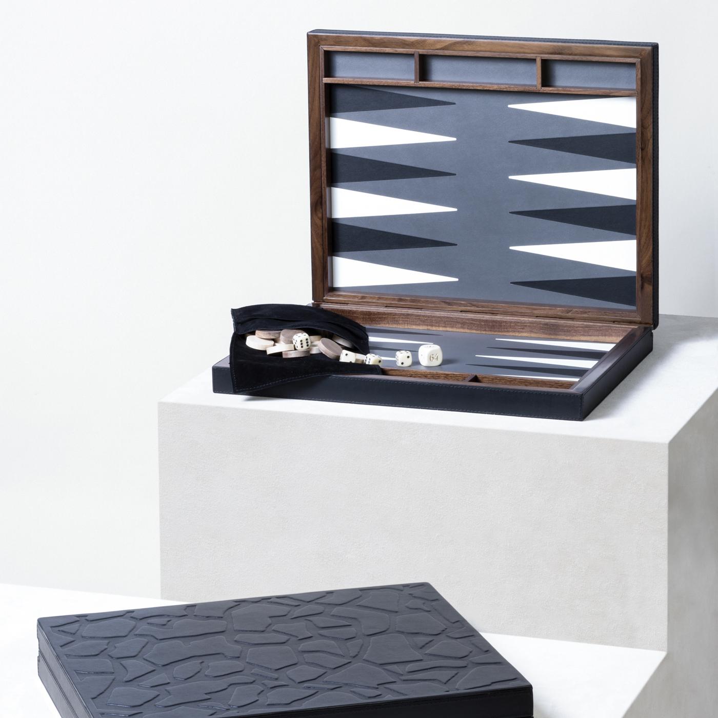 Cuir Backgammon tacheté en vente