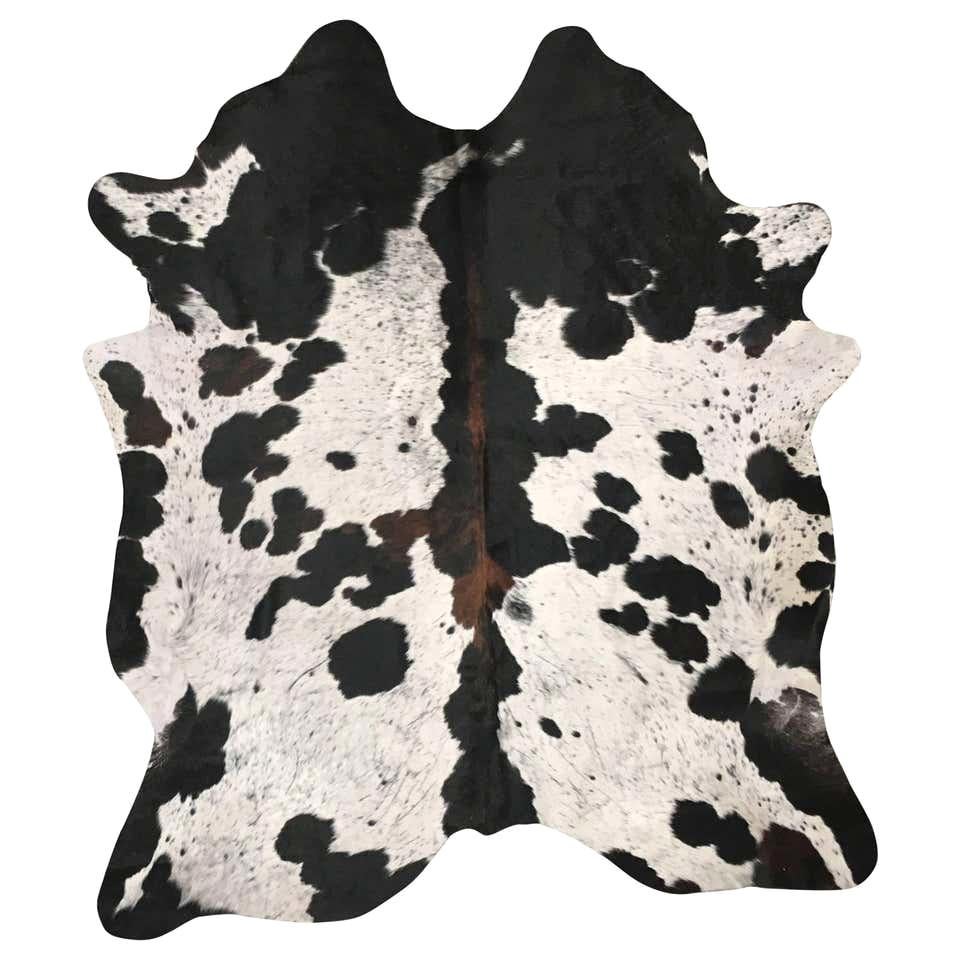 Spotted Tri-Color Cowhide Rug