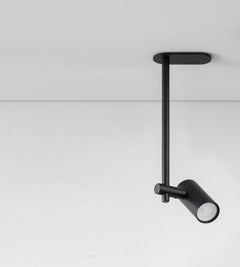 Lampada da soffitto nera grande di Bigli by +kouple