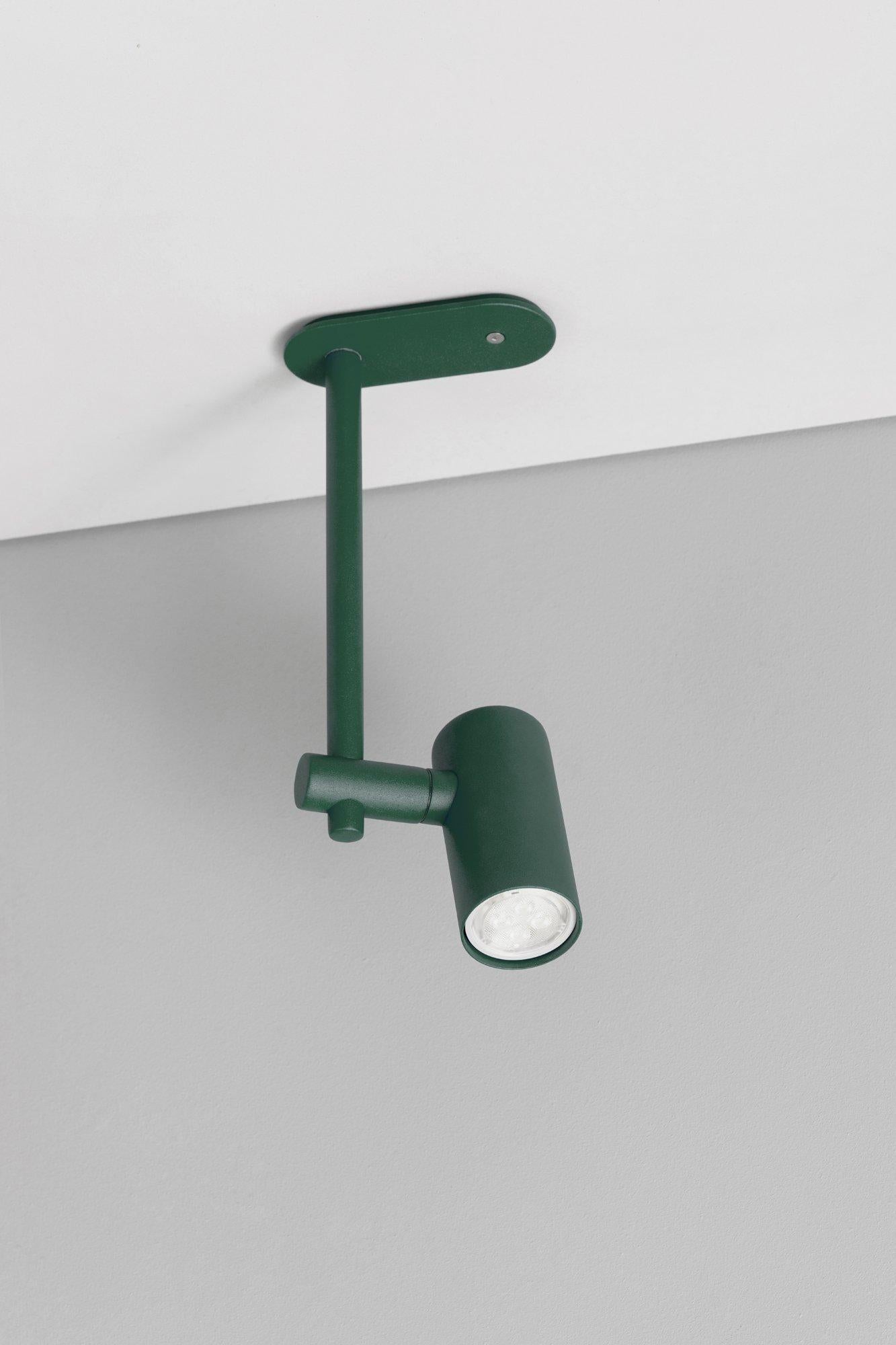 Postmoderne Plafonnier gris vif de +kouple en vente