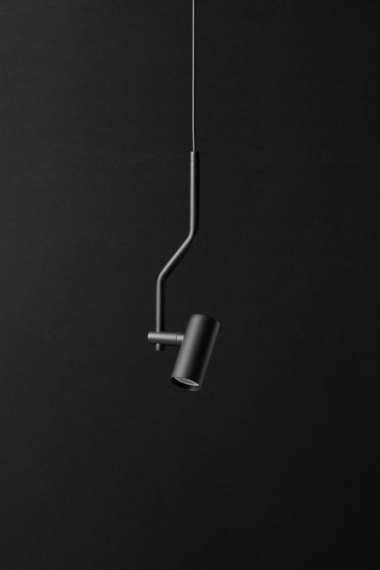 Ucraino Lampada a sospensione nera Spotty di +kouple in vendita