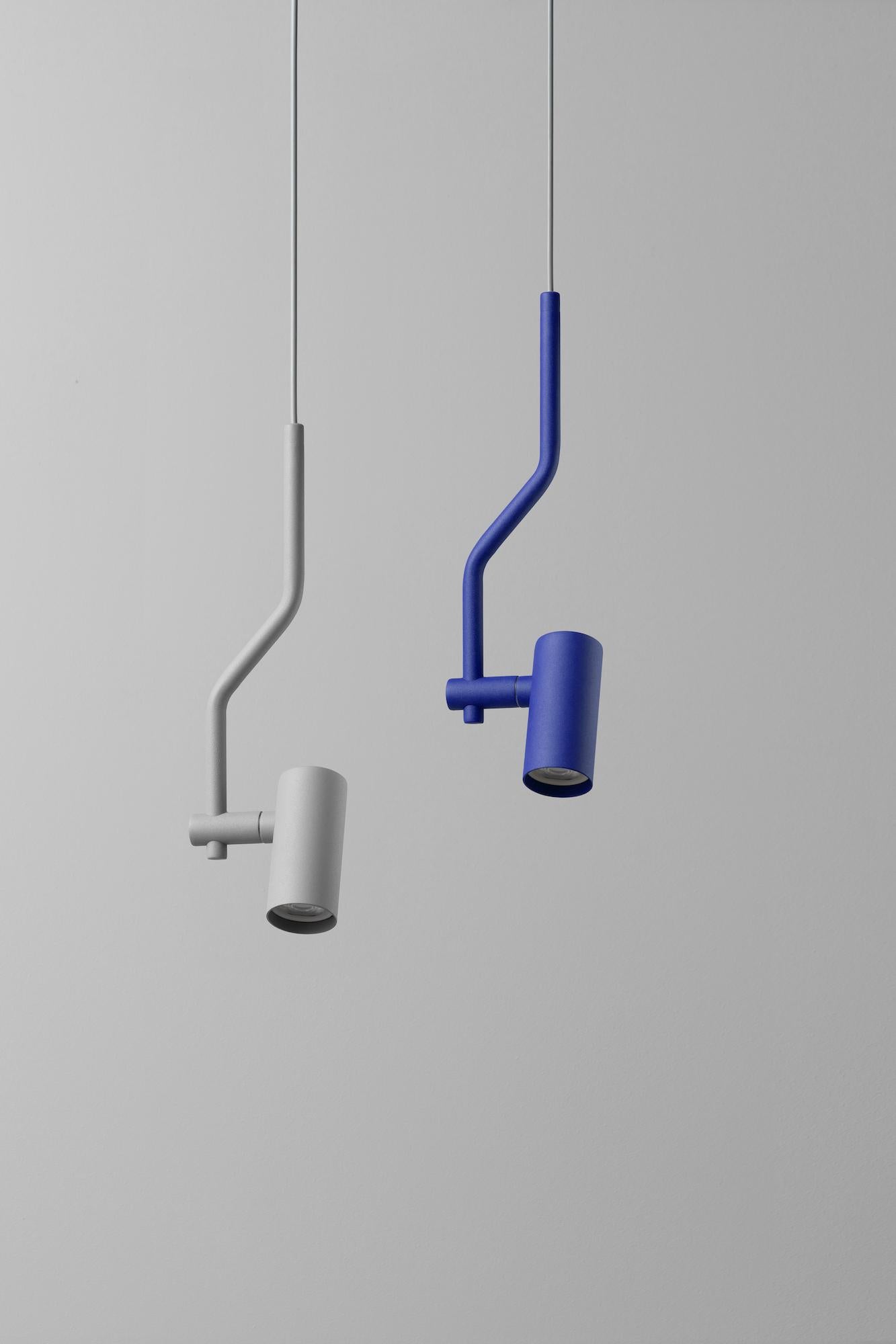 Spotty Ultra Blue Pendant Lamp by +kouple For Sale 6